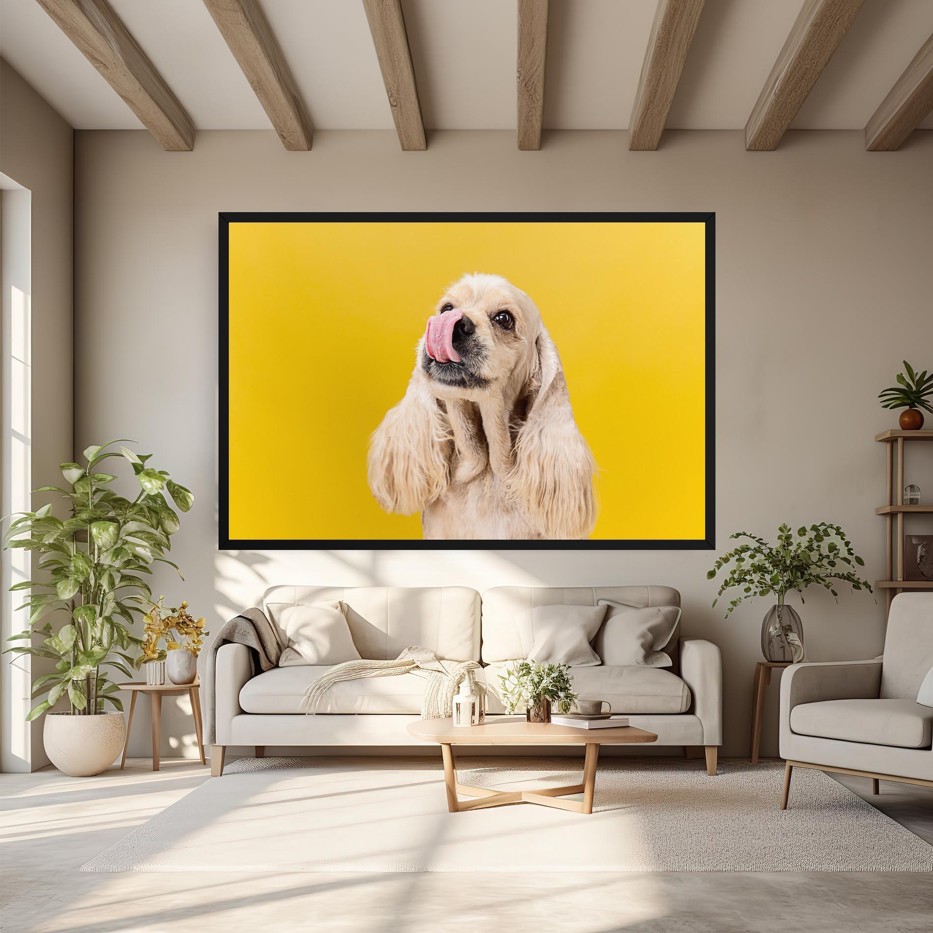 Leinwandbild American Spaniel mockup 6