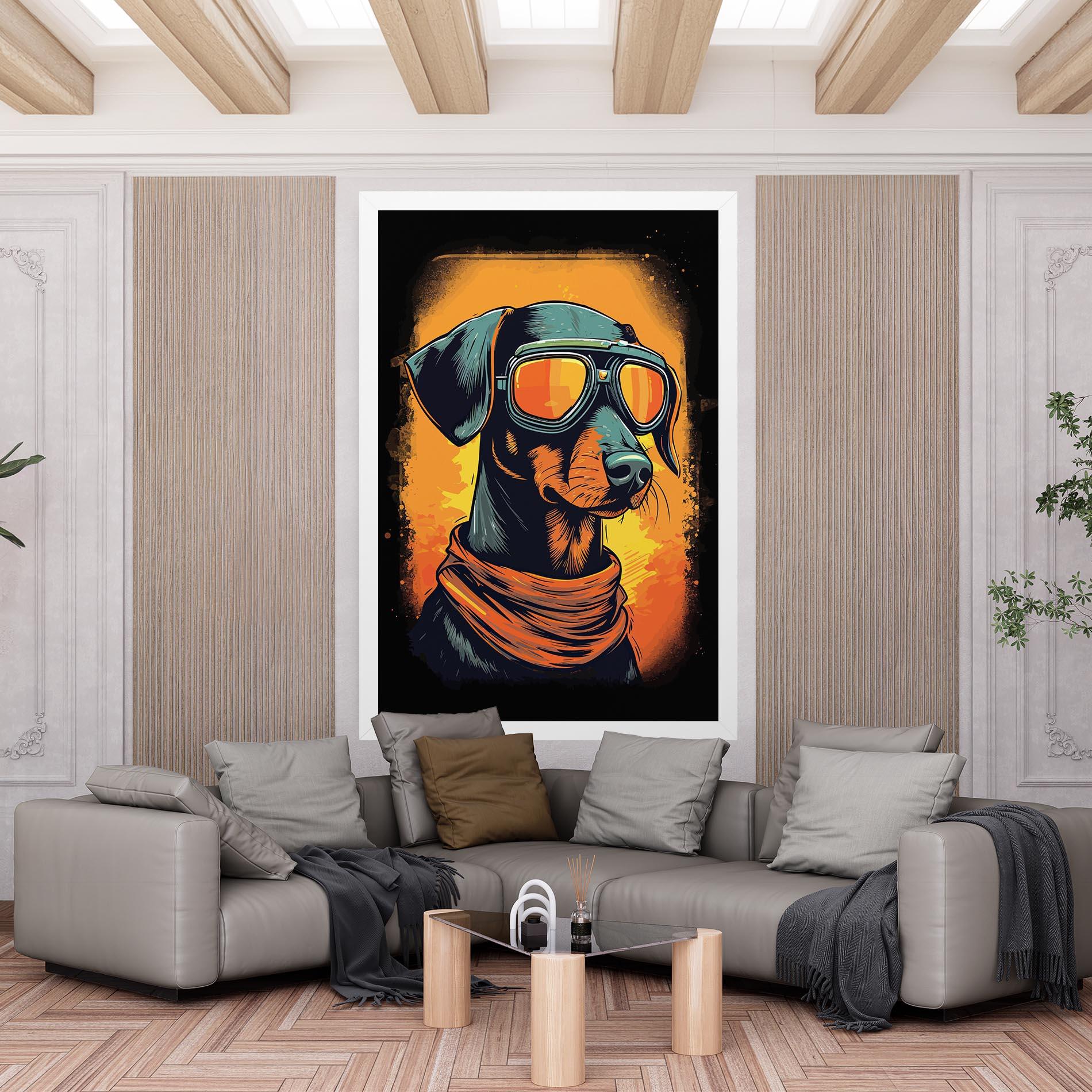 Leinwandbild Cool Dog mockup 6