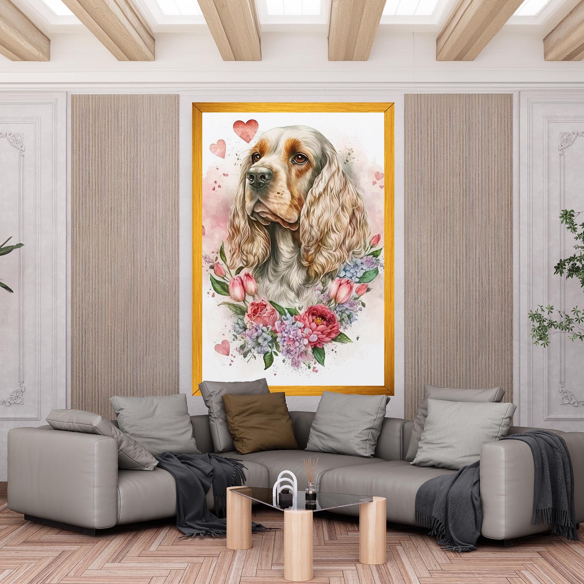 Cute Little Cocker mockup 6