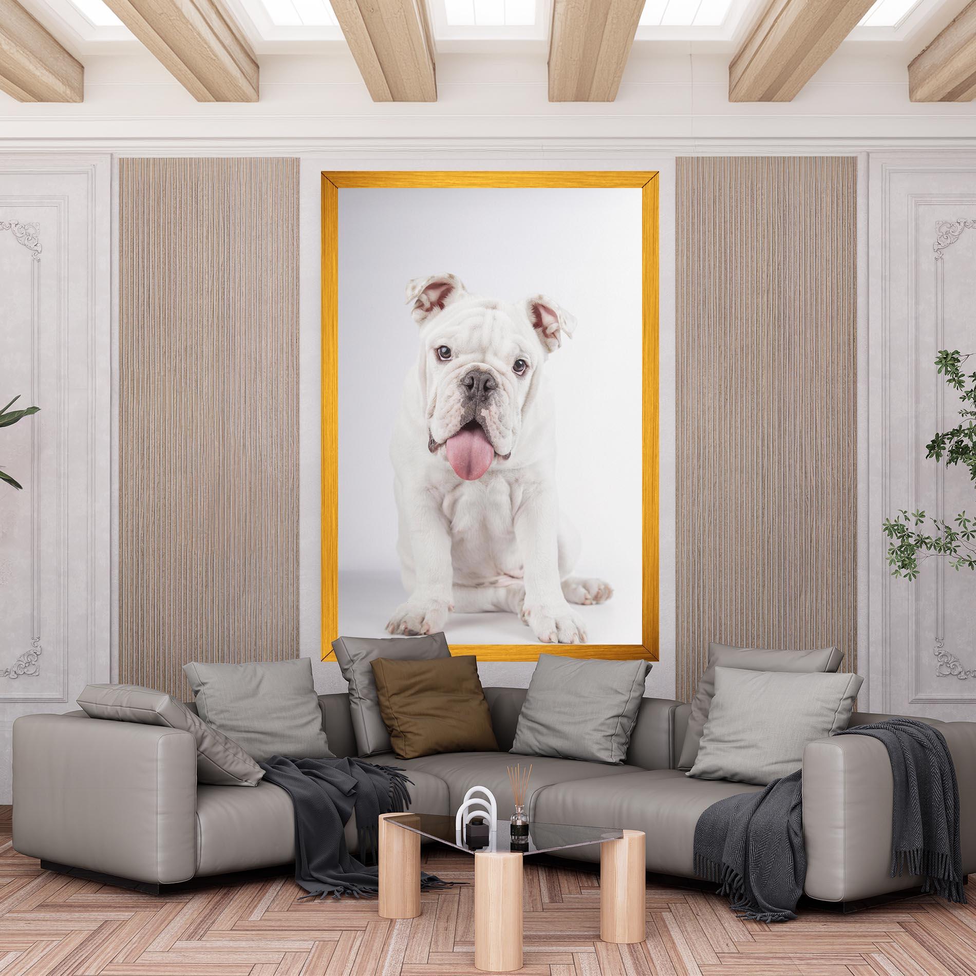 Leinwandbild English Bulldog mockup 6