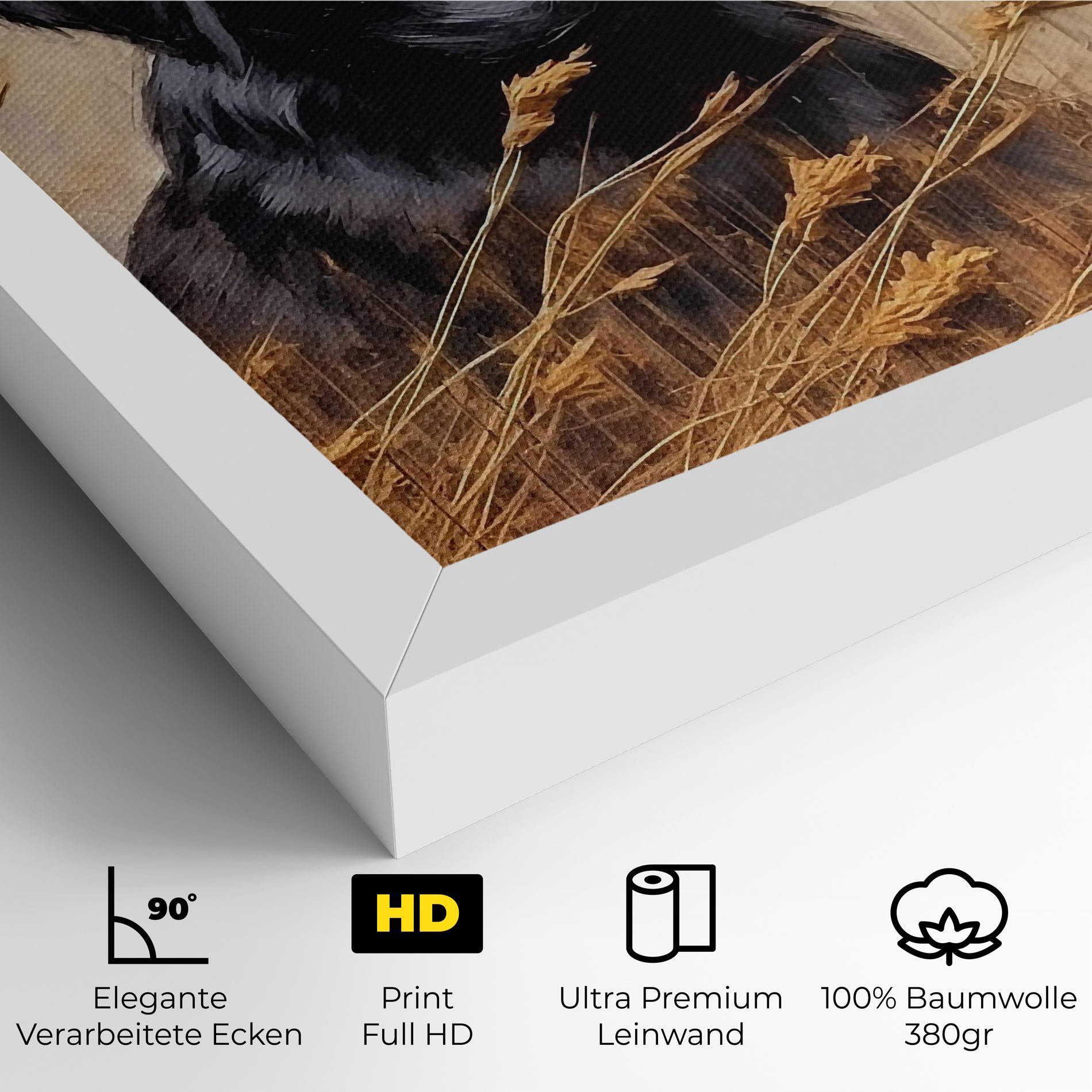 Leinwandbild Black Dog Art mockup 4