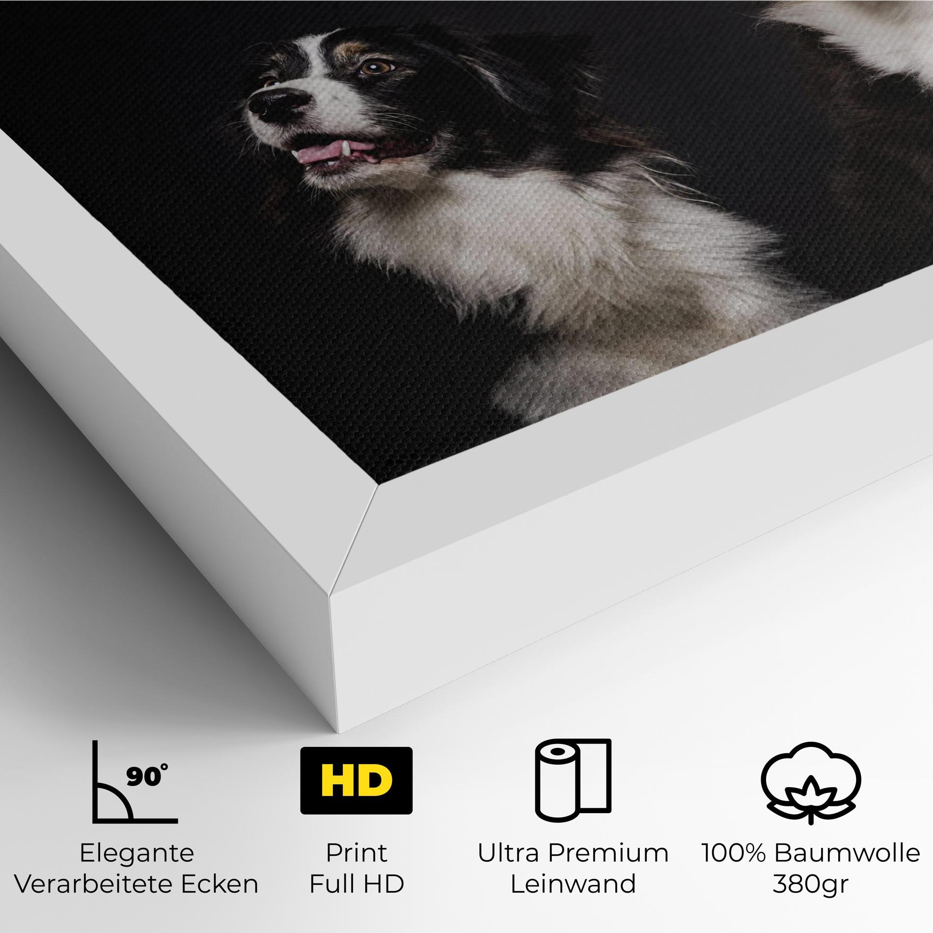 Leinwandbild Cute Dogs Standing mockup 4