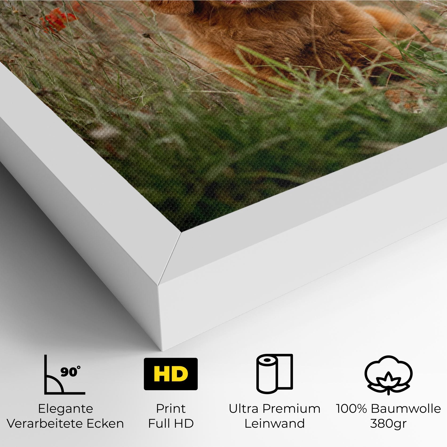 Red Flowers Dog mockup 4