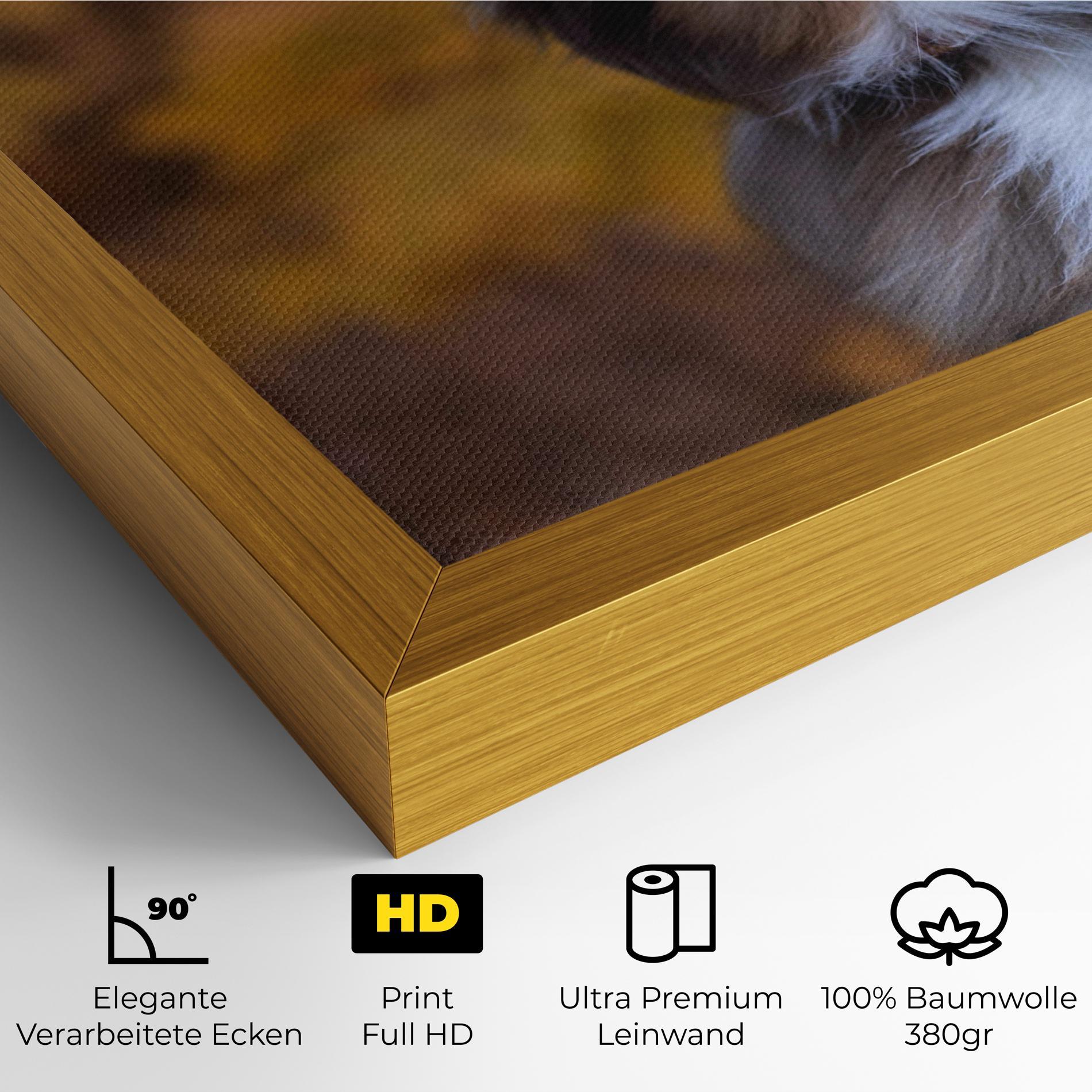 Leinwandbild Coffee Brown Dog mockup 4