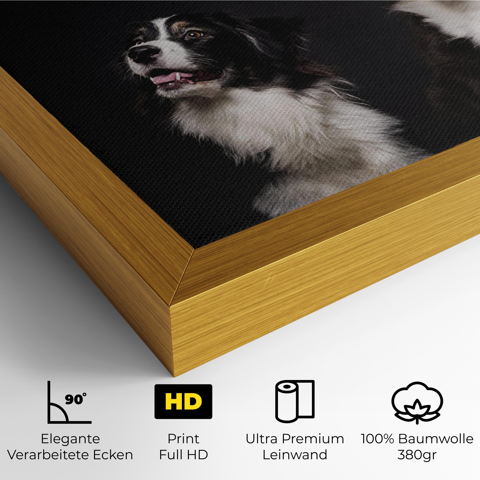 Leinwandbild Cute Dogs Standing mockup 4