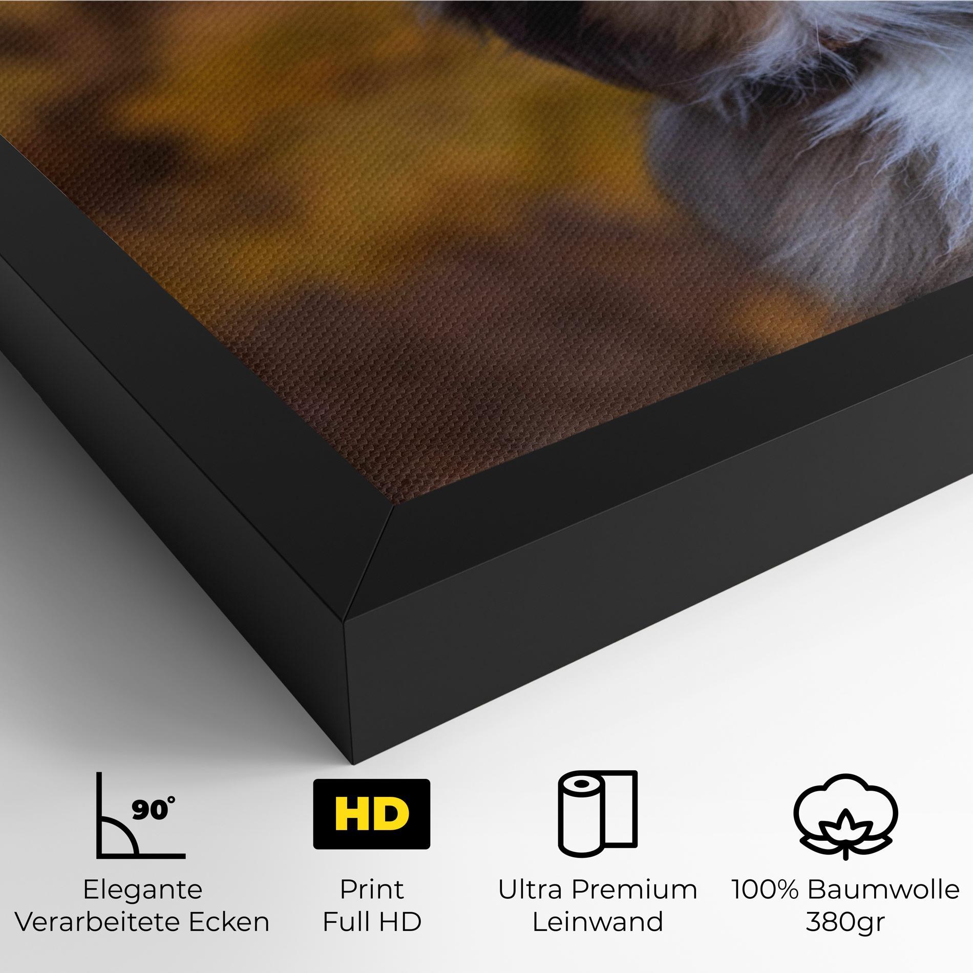 Leinwandbild Coffee Brown Dog mockup 4
