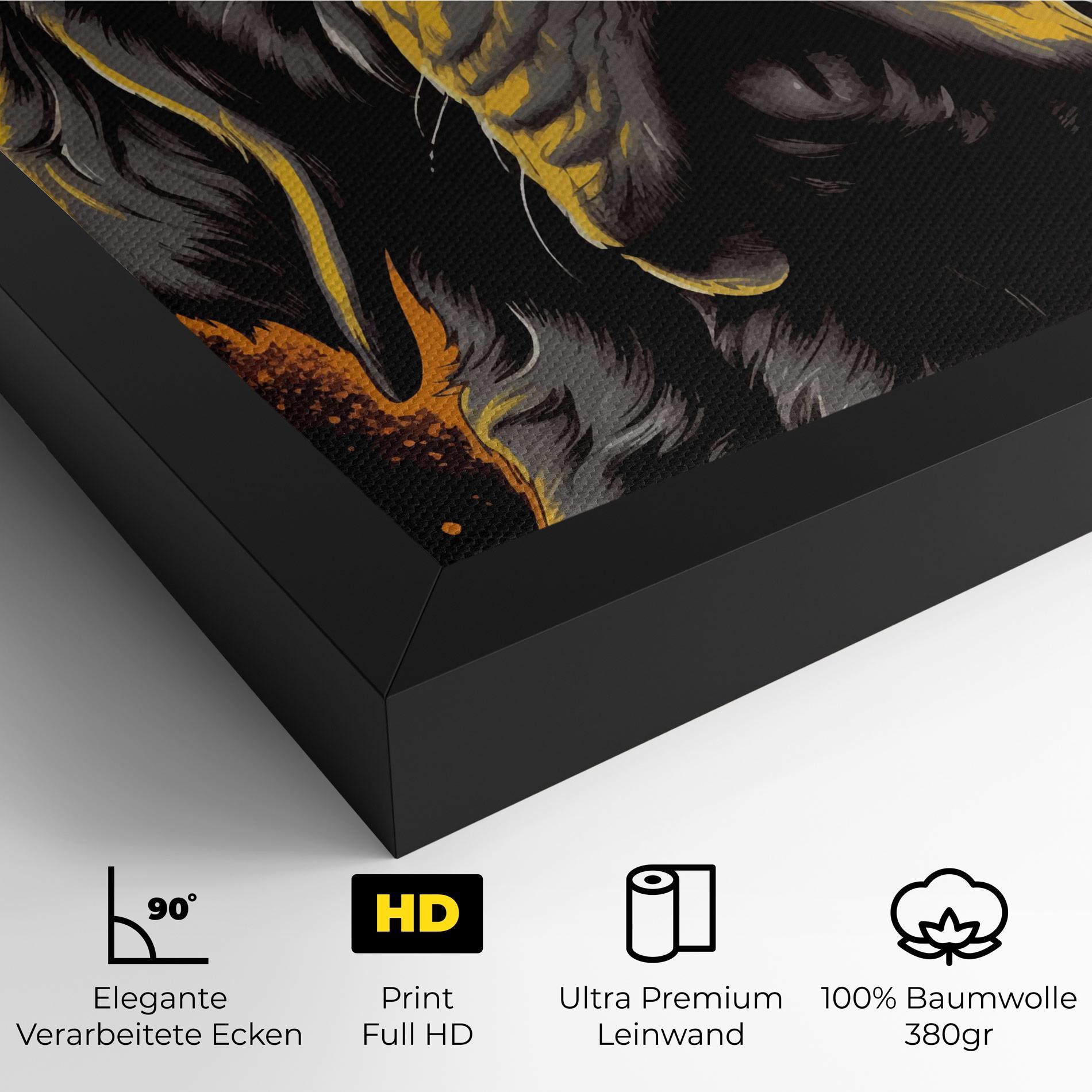 Leinwandbild Coolest Dog mockup 4