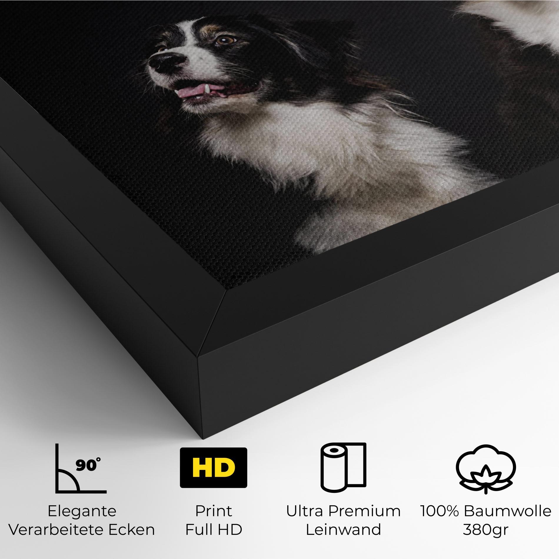 Leinwandbild Cute Dogs Standing mockup 4