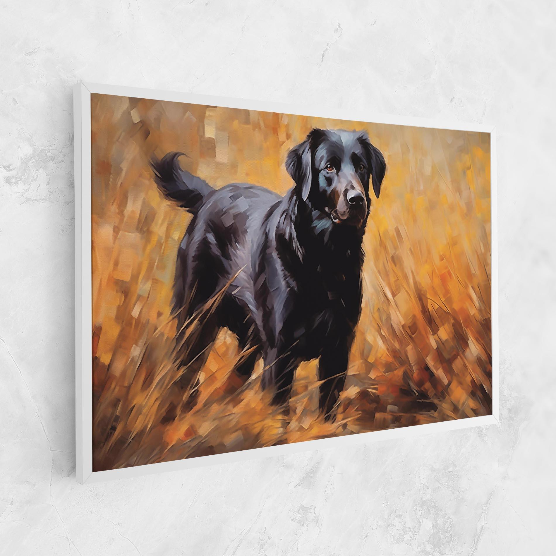 Leinwandbild Black Pretty Dog mockup 1