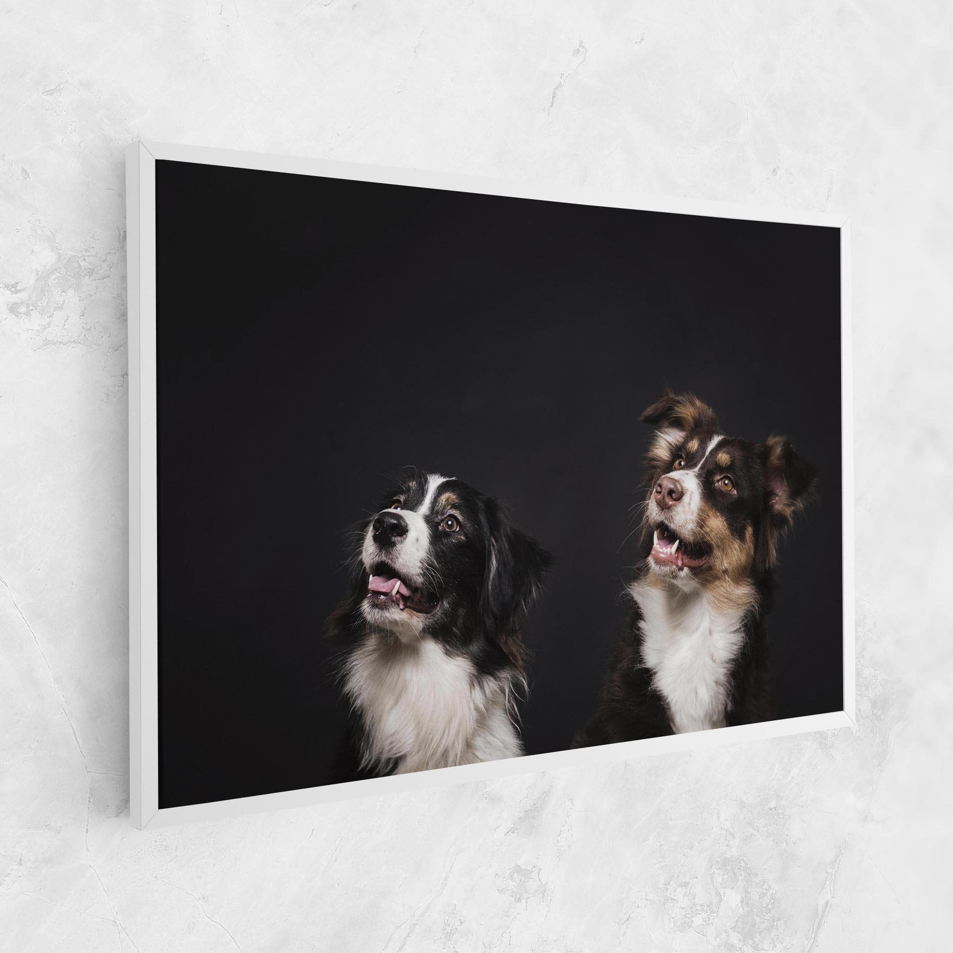 Leinwandbild Cute Dogs Standing mockup 1