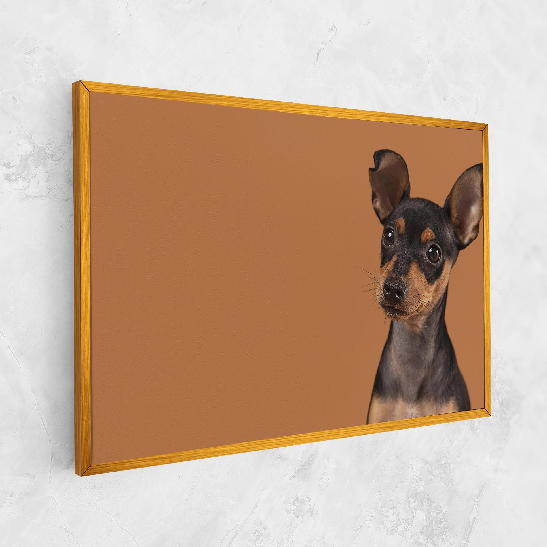 Cute Dog Portrait mockup 1