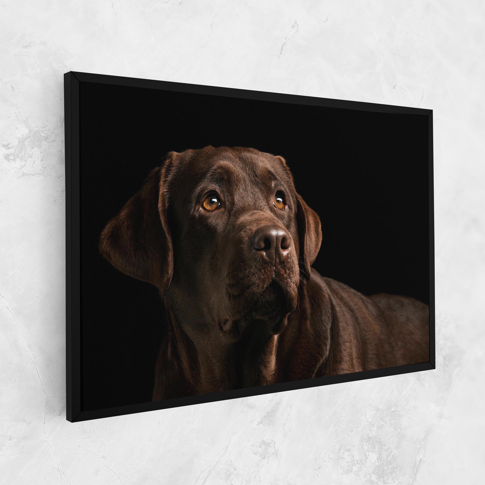 Leinwandbild Brown Labrador mockup 1