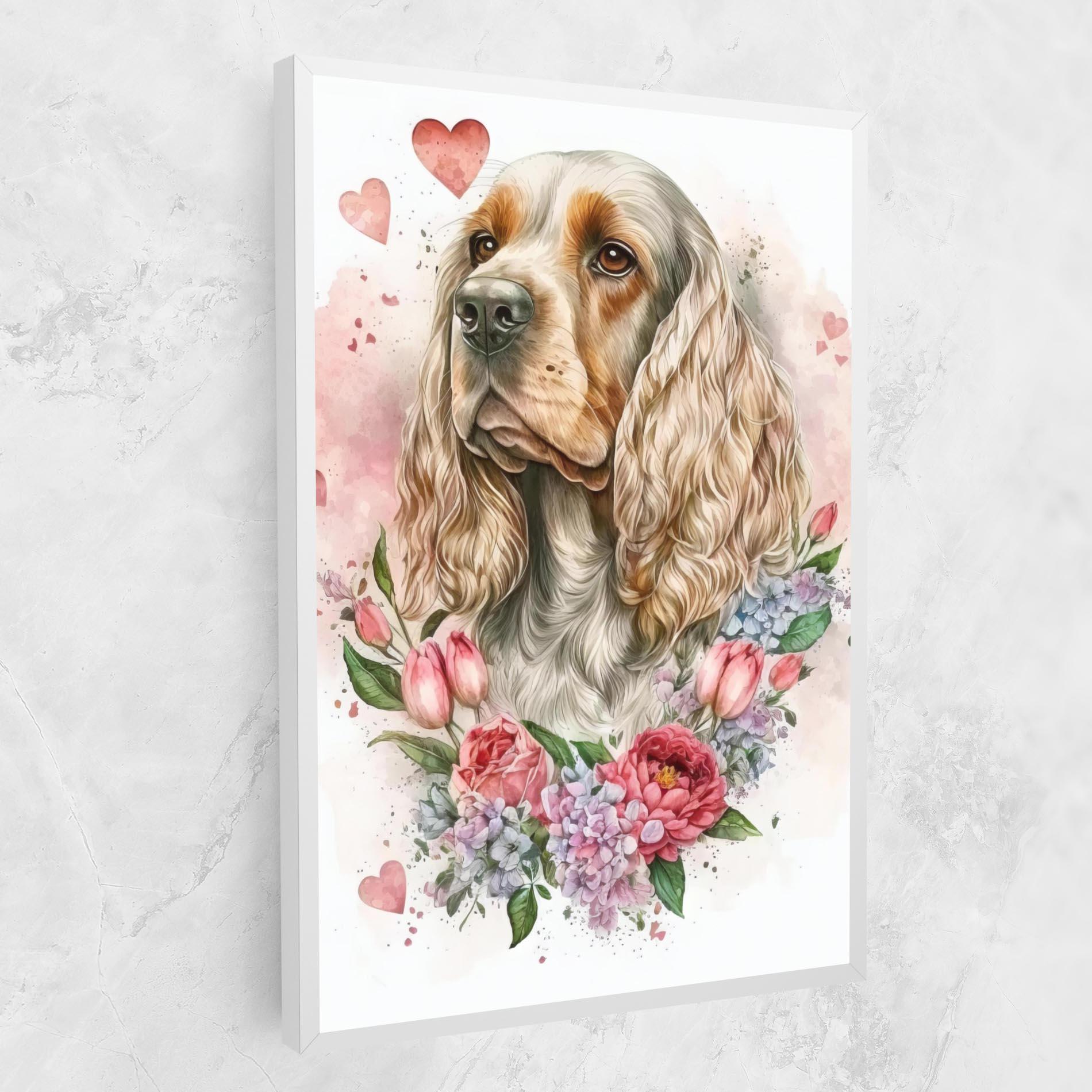Leinwandbild Cute Little Cocker mockup 1