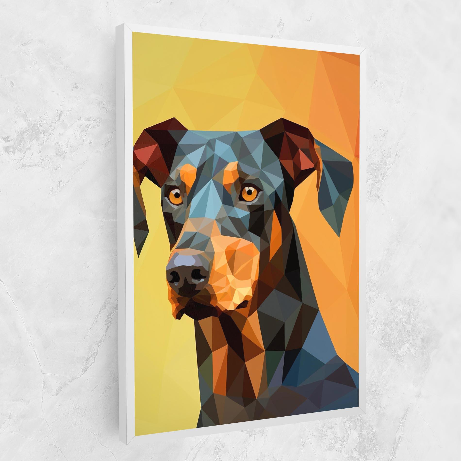 Leinwandbild Digital Art Dog mockup 1