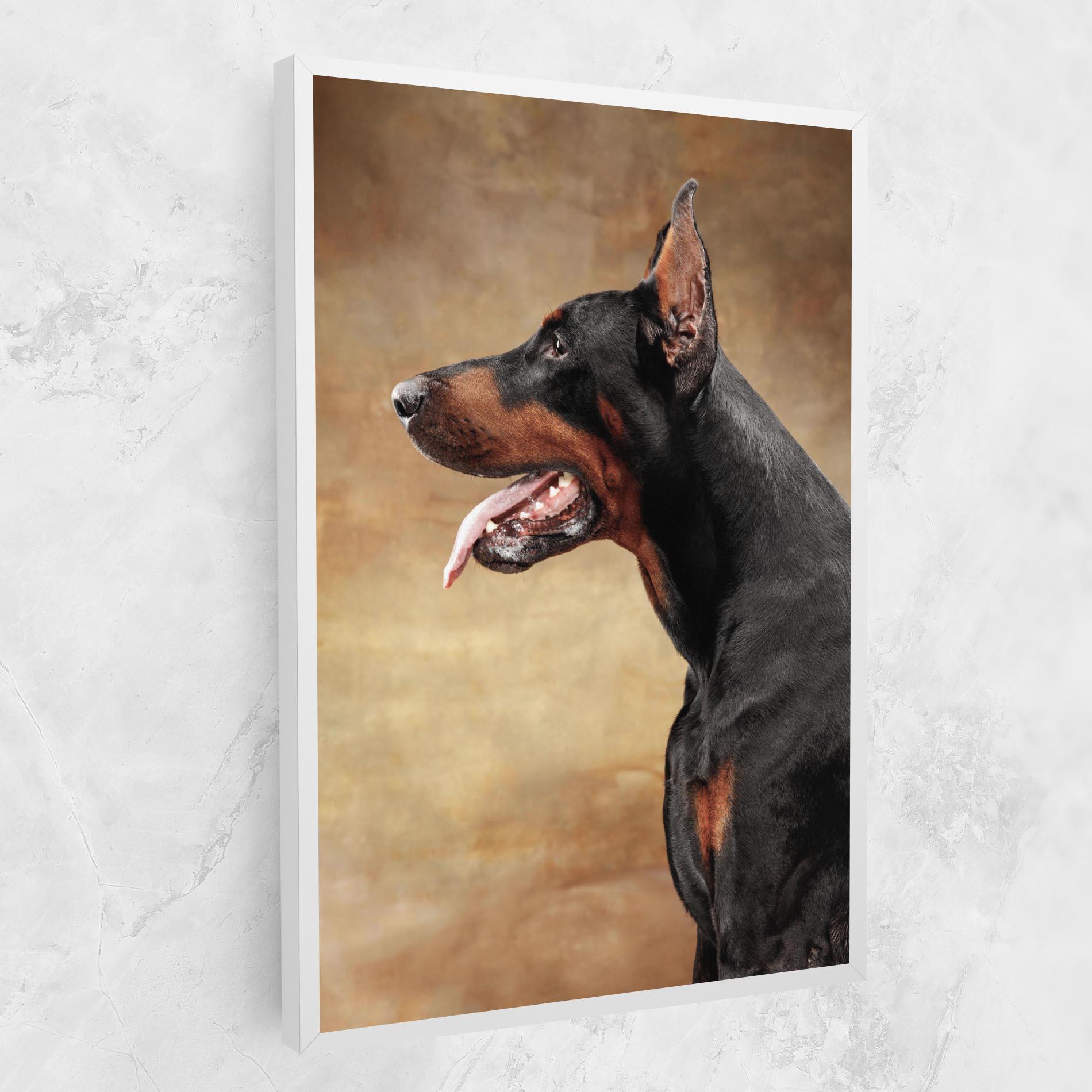 Leinwandbild Doberman Pinscher mockup 1