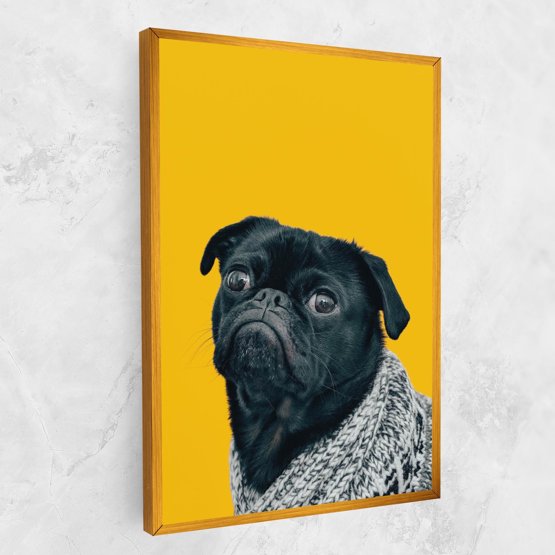 Black Pug mockup 1
