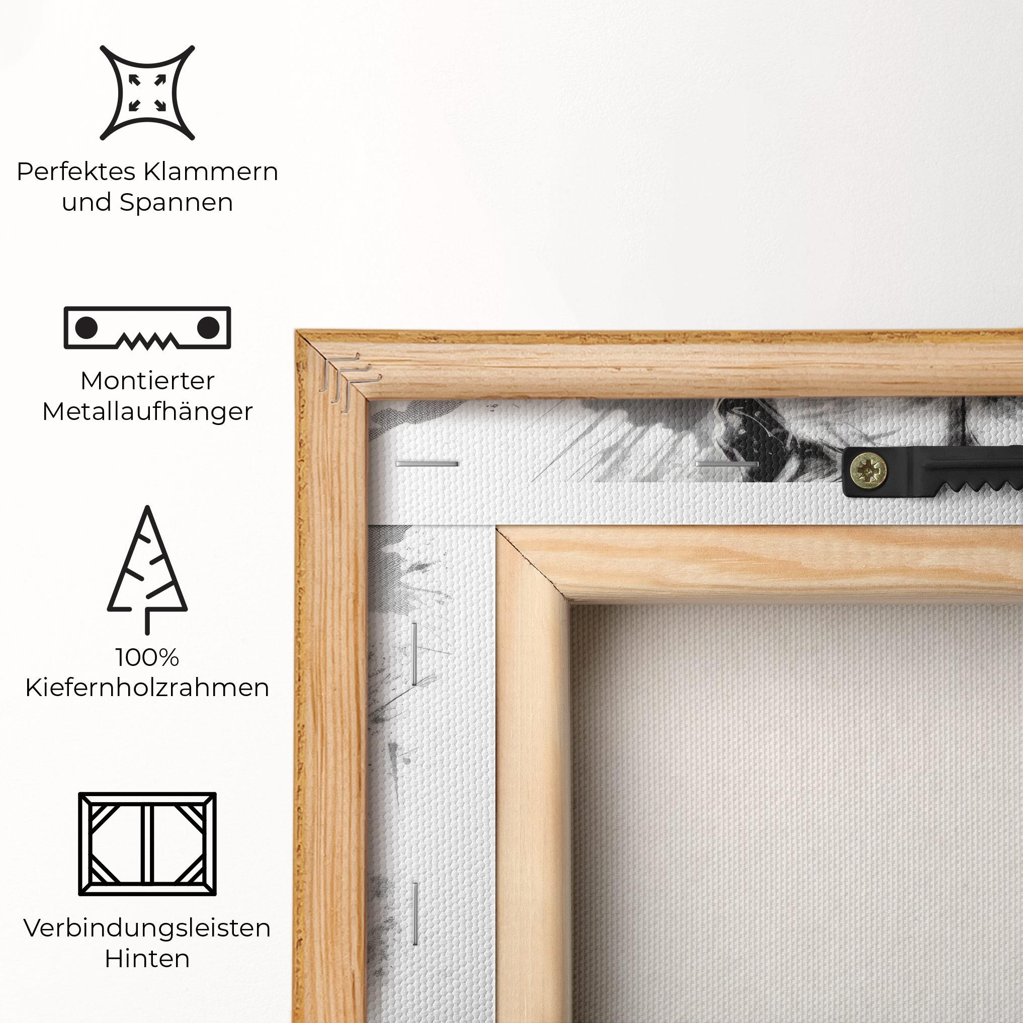 Leinwandbild Angry Dog Jump mockup 5