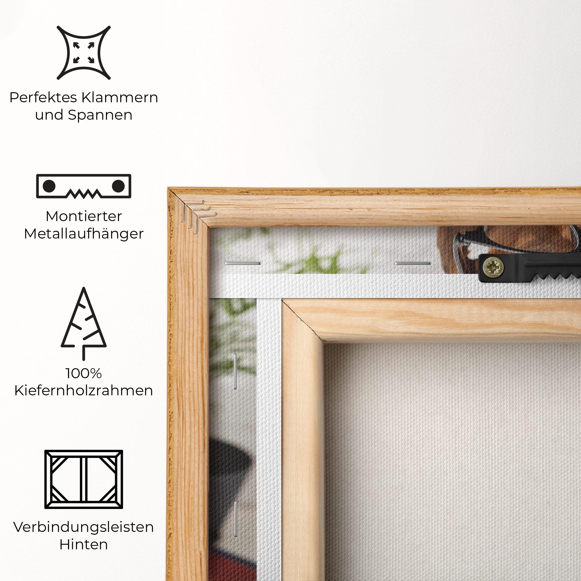 Leinwandbild Books Cute Dog mockup 5