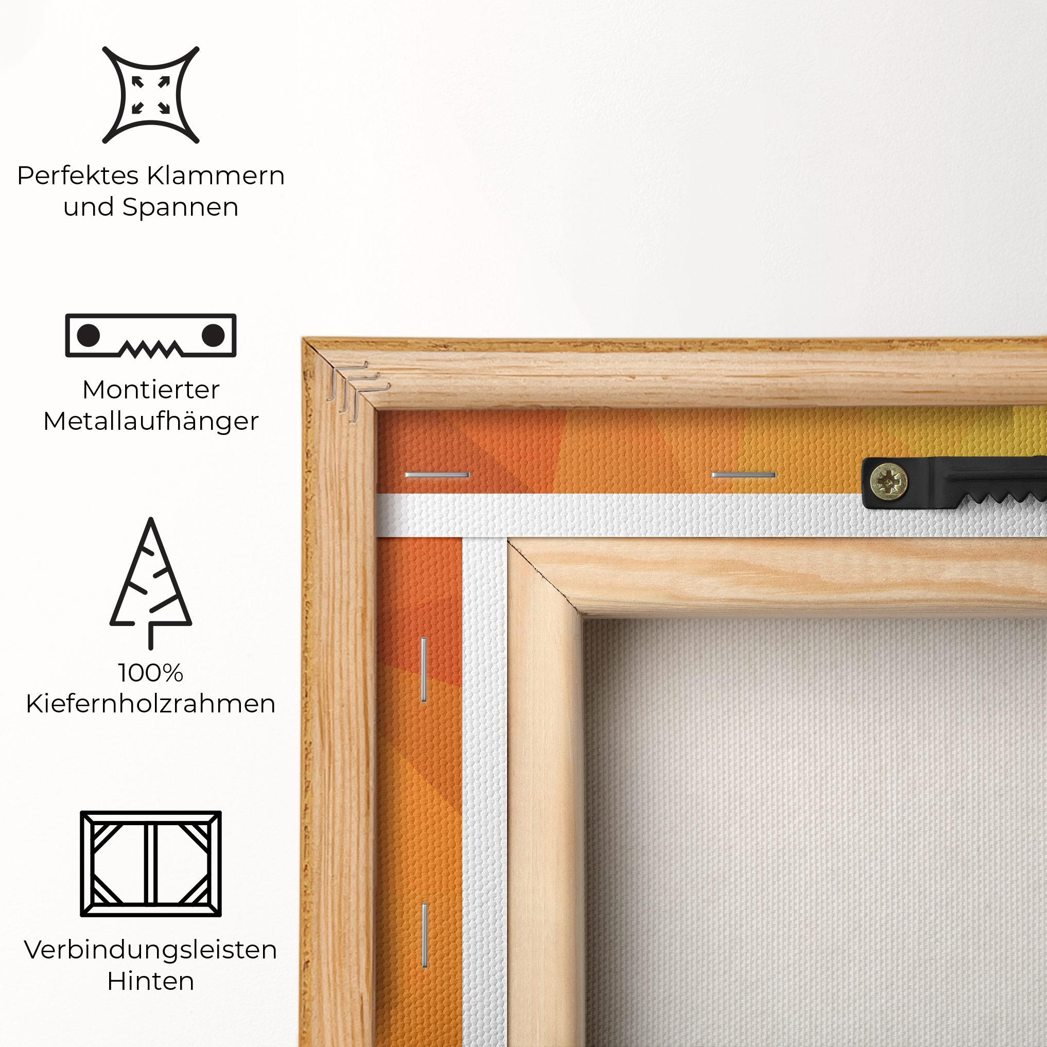 Leinwandbild Digital Art Dog mockup 5