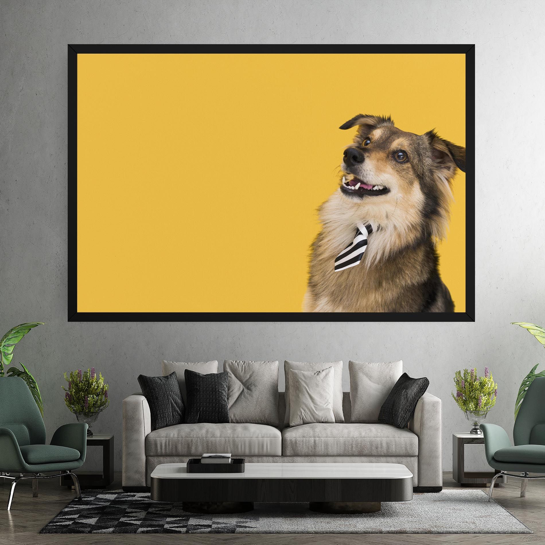 Cute Smiling Dog mockup 7