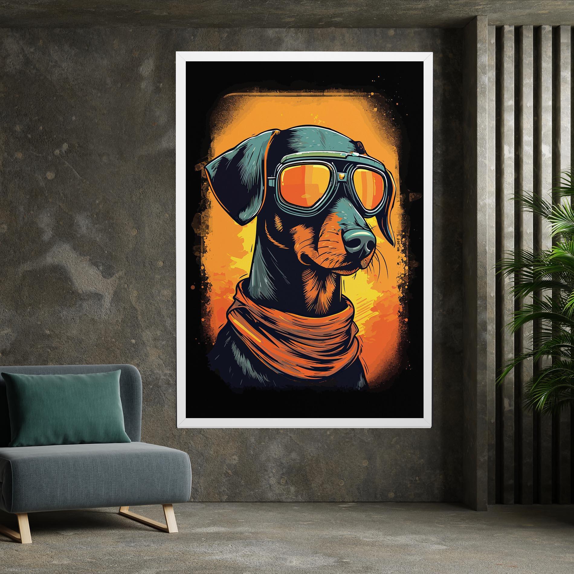 Leinwandbild Cool Dog mockup 7