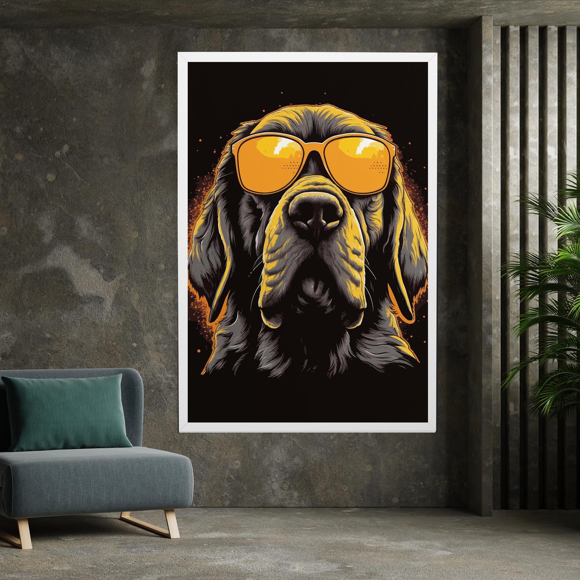 Leinwandbild Coolest Dog mockup 7