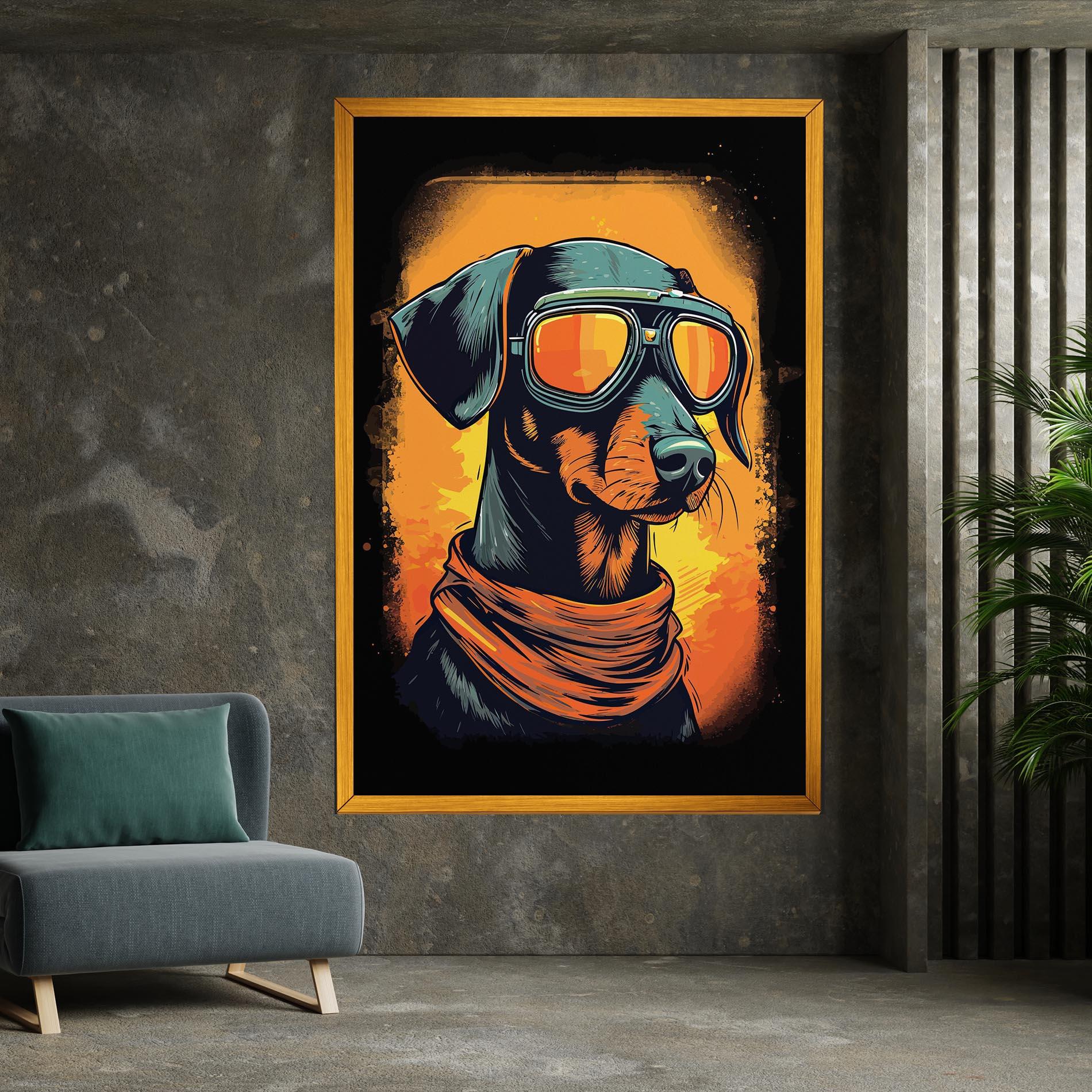 Leinwandbild Cool Dog mockup 7