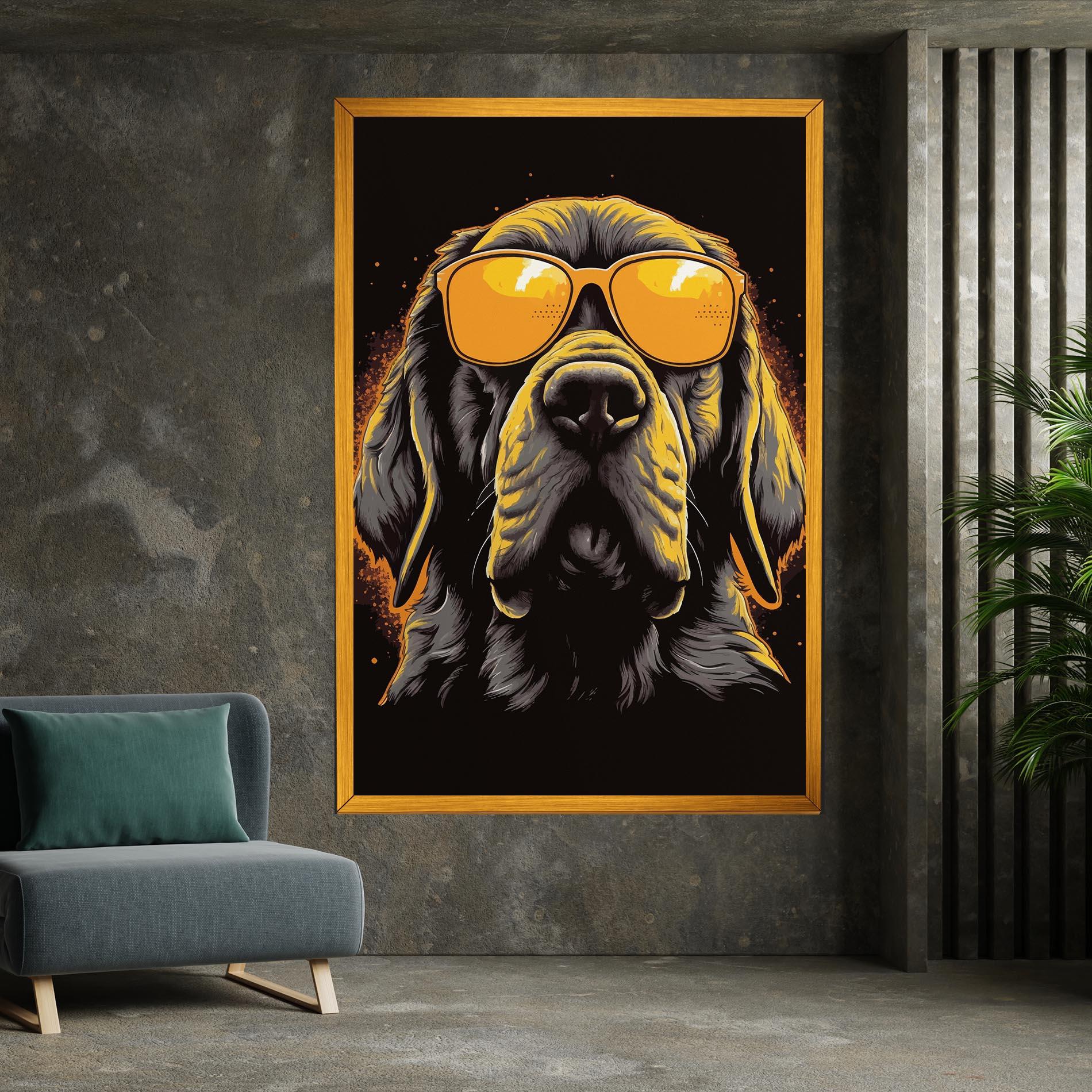 Leinwandbild Coolest Dog mockup 7