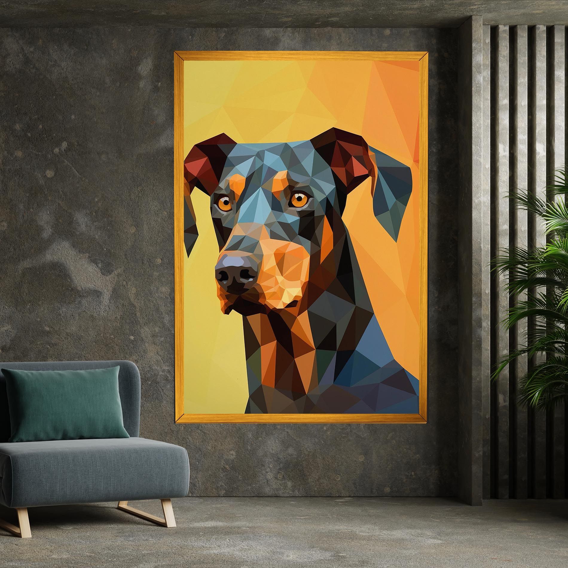 Digital Art Dog mockup 7