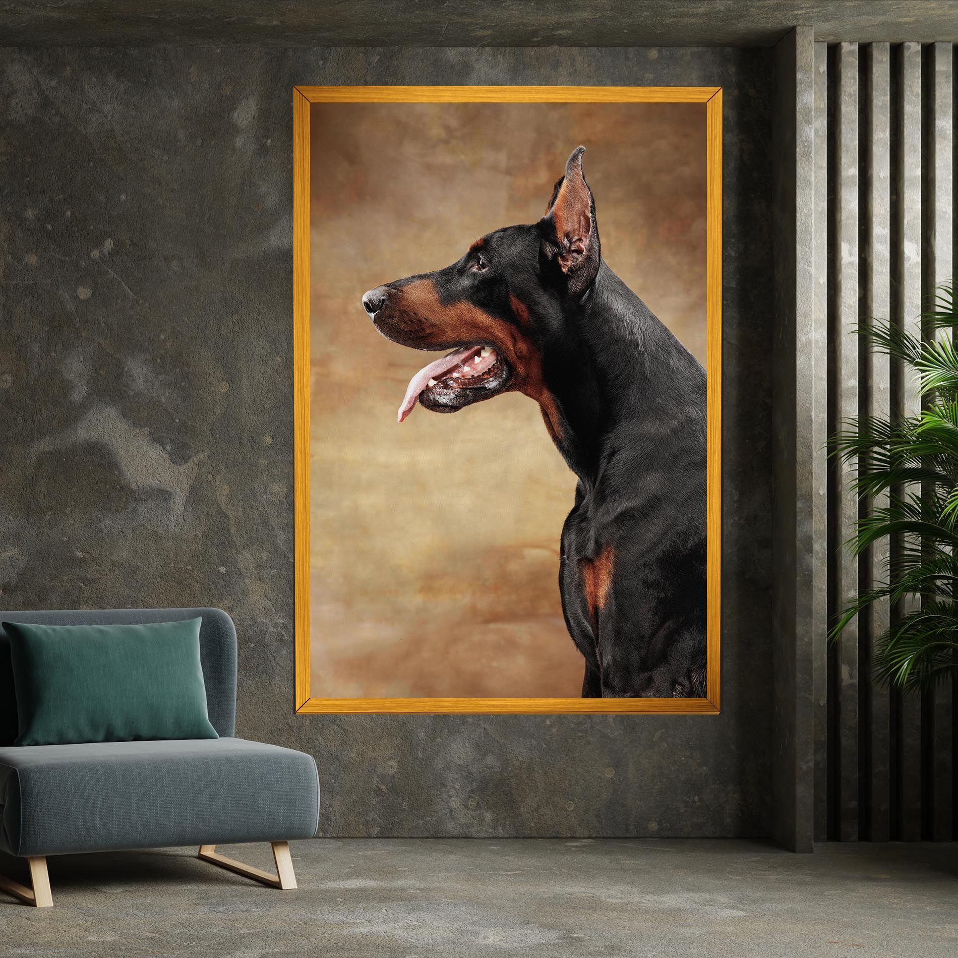 Doberman Pinscher mockup 7