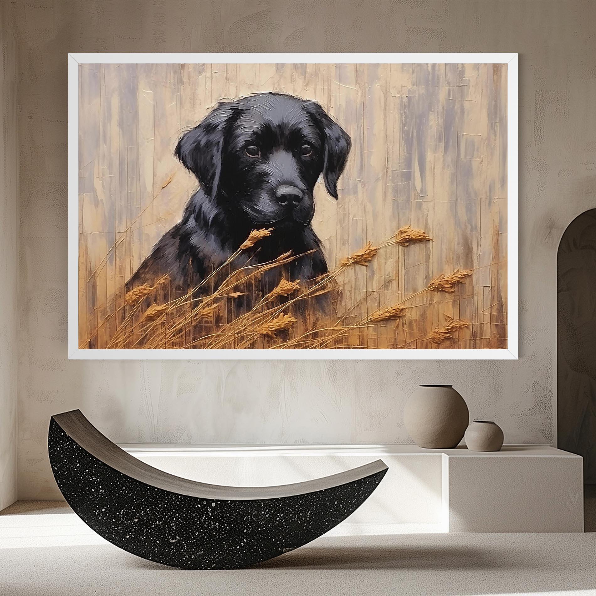 Leinwandbild Black Dog Art mockup 8
