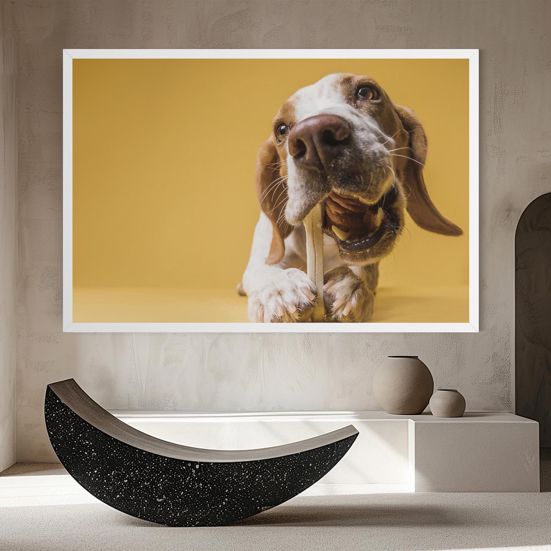 Dog Eating Bone mockup 8