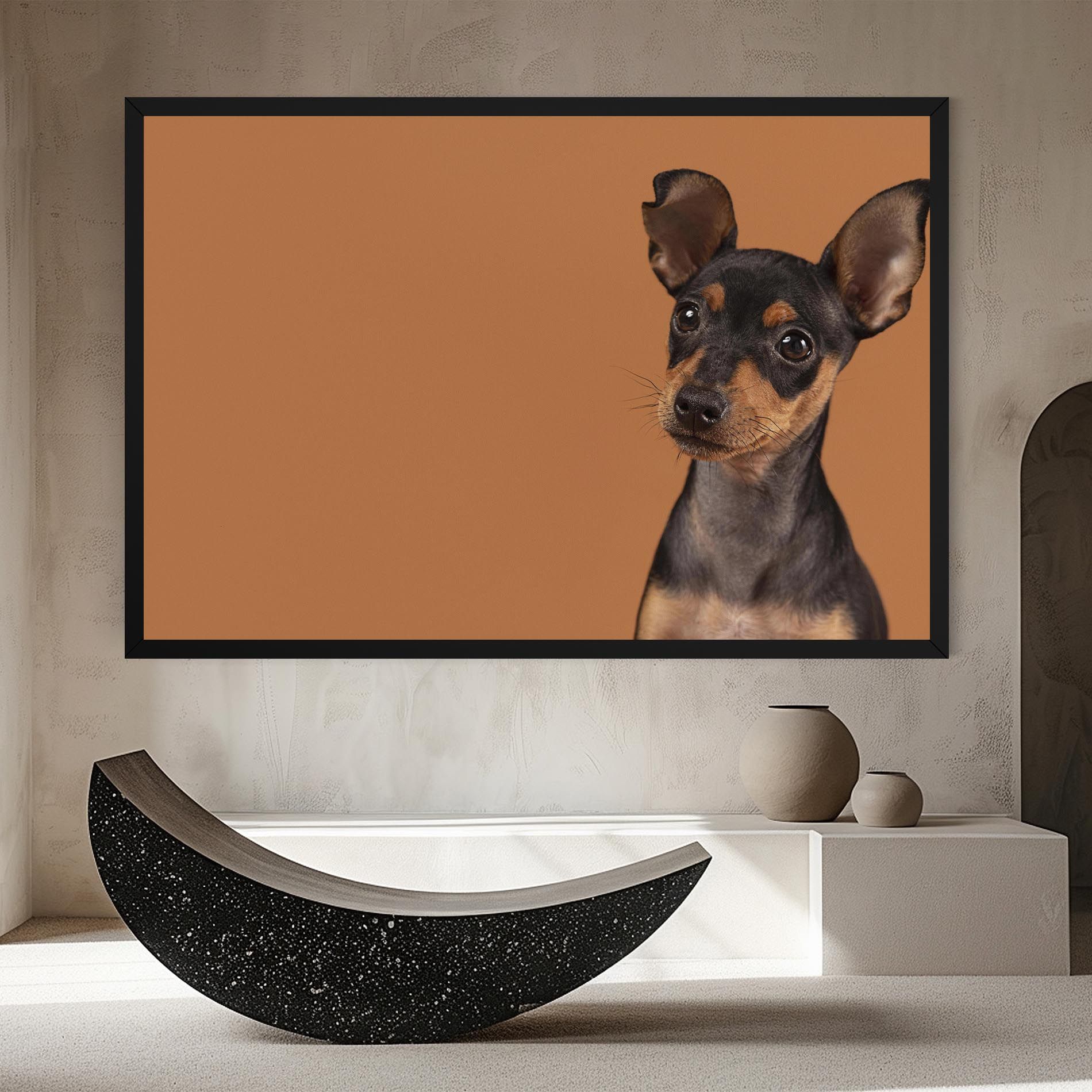 Cute Dog Portrait mockup 8