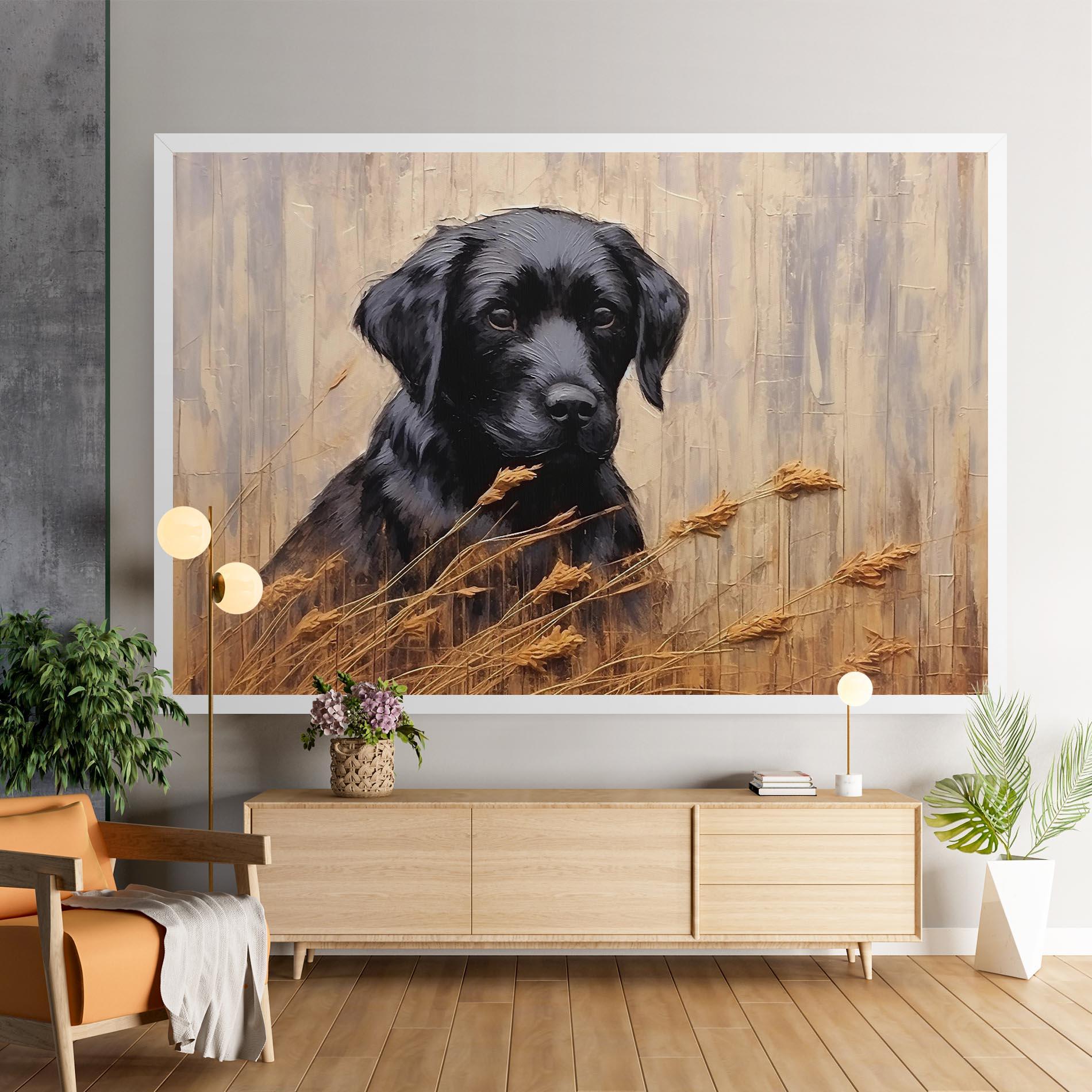 Leinwandbild Black Dog Art mockup 9