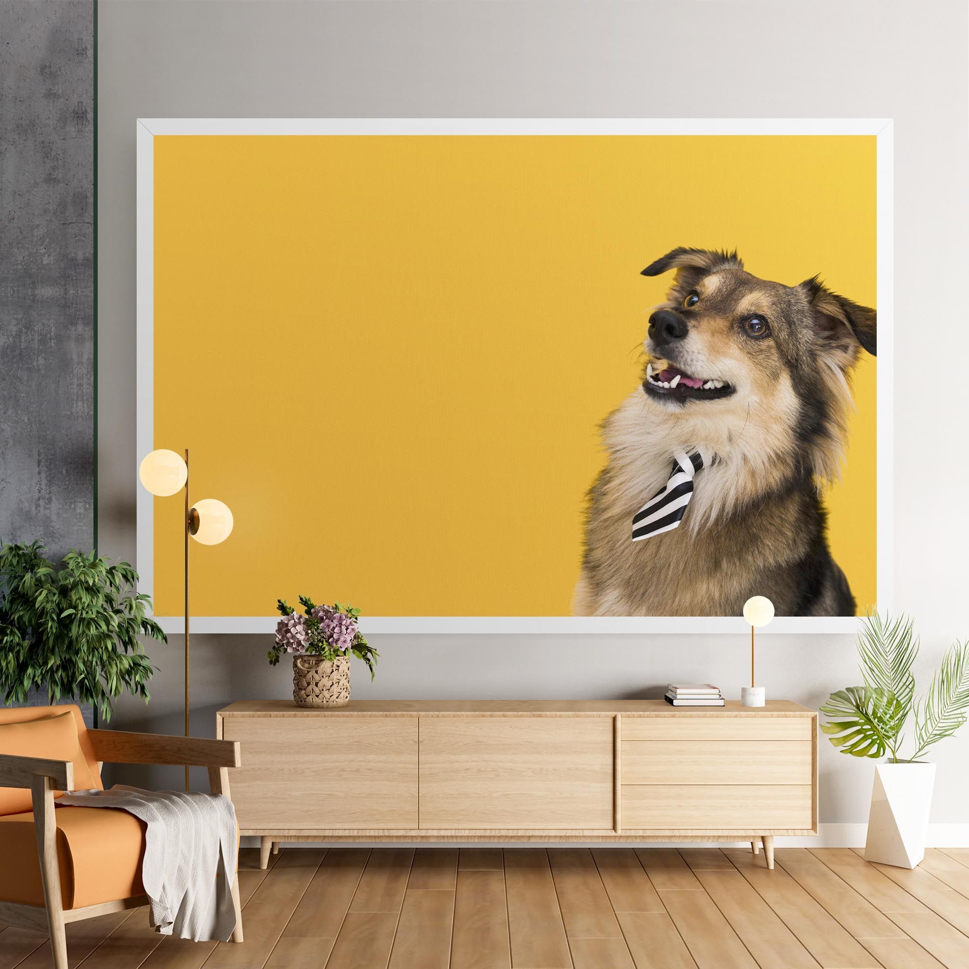 Cute Smiling Dog mockup 9