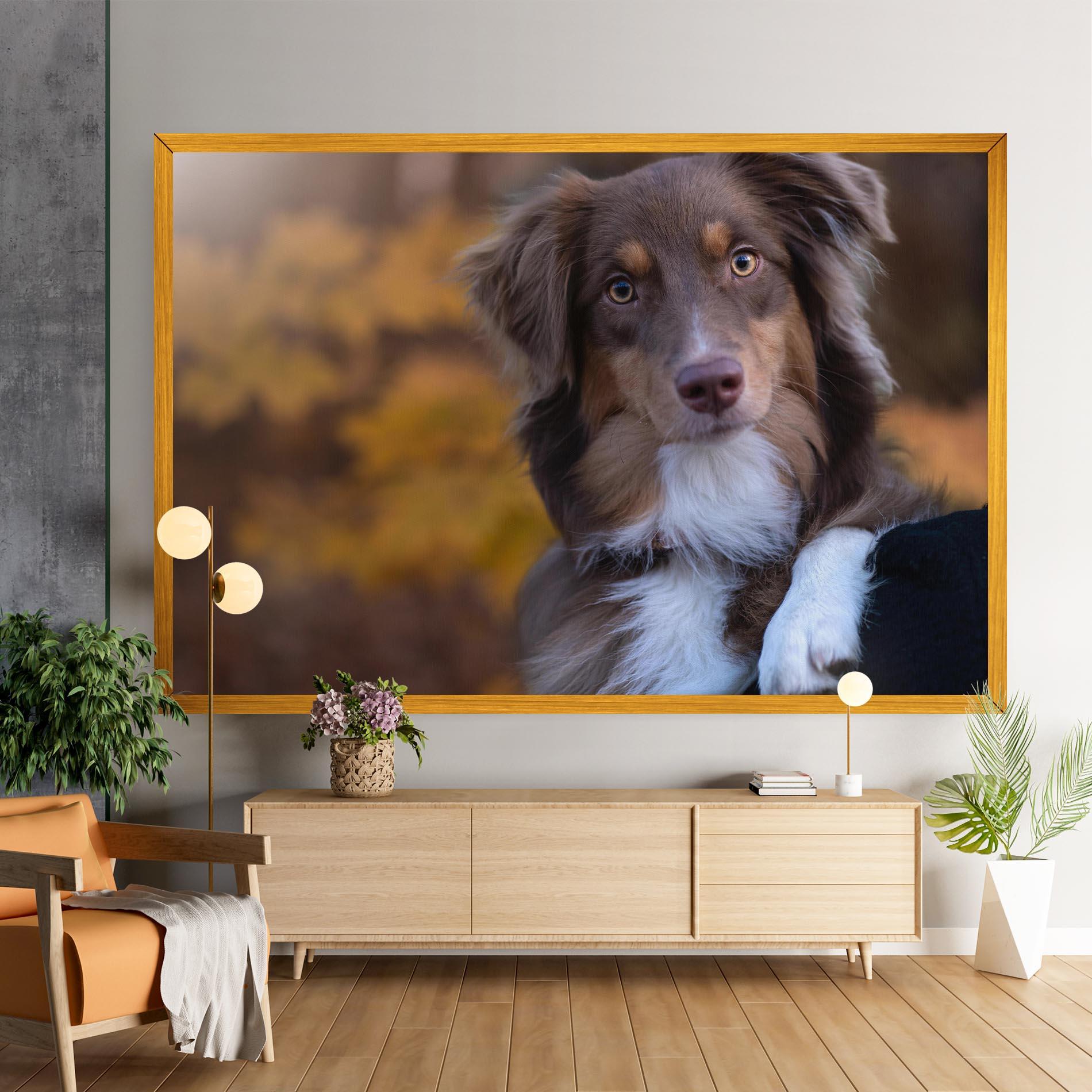 Leinwandbild Coffee Brown Dog mockup 9