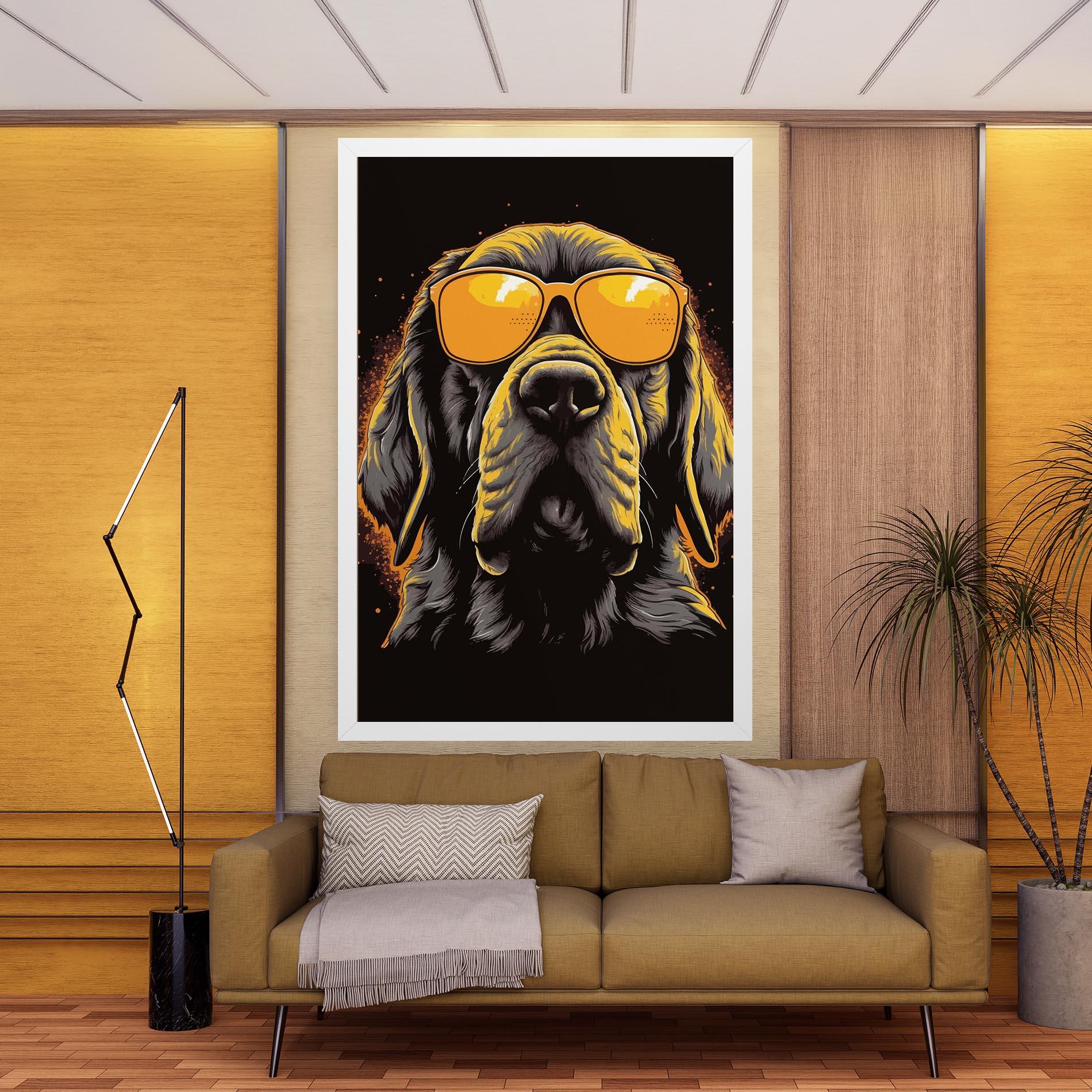 Leinwandbild Coolest Dog mockup 9