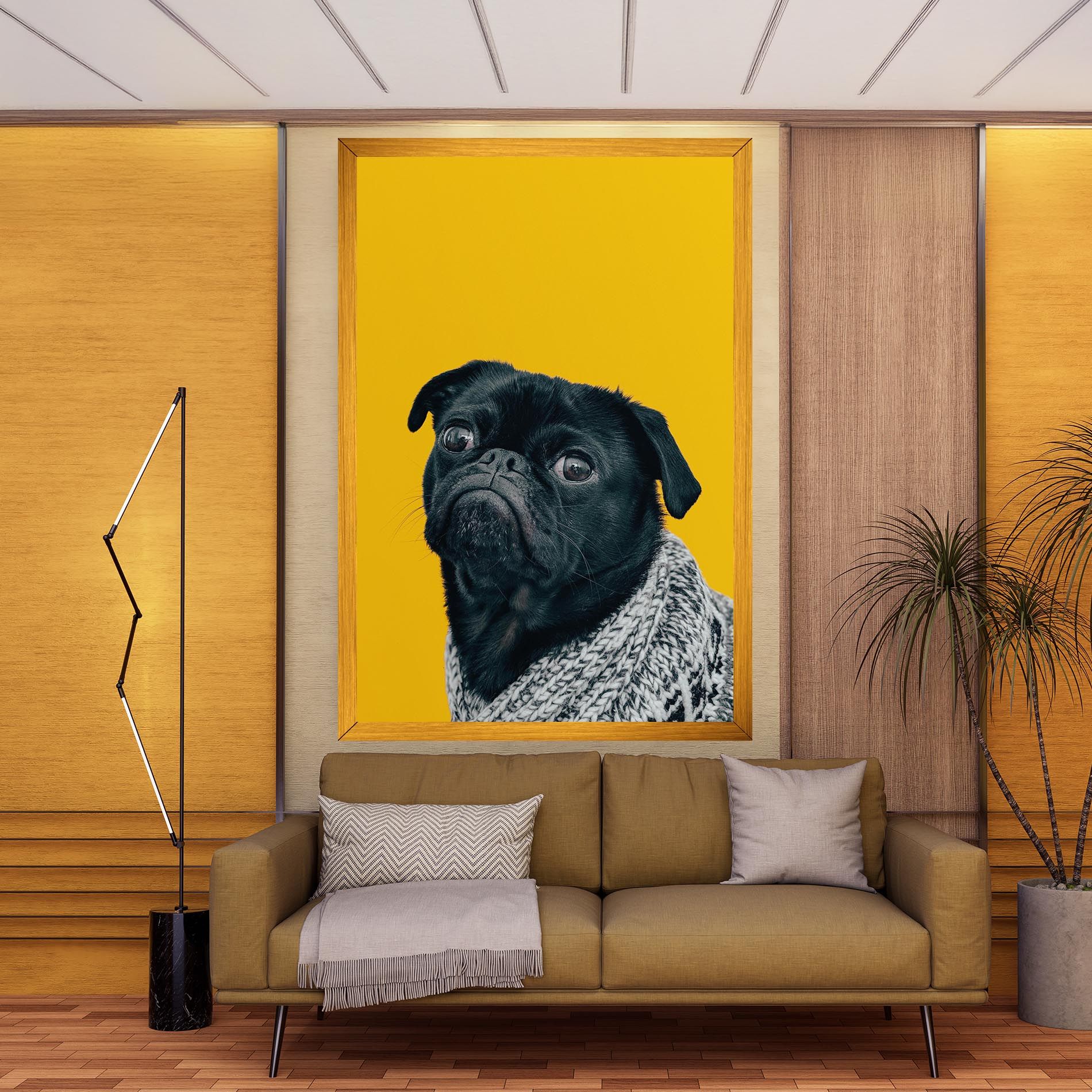 Black Pug mockup 9