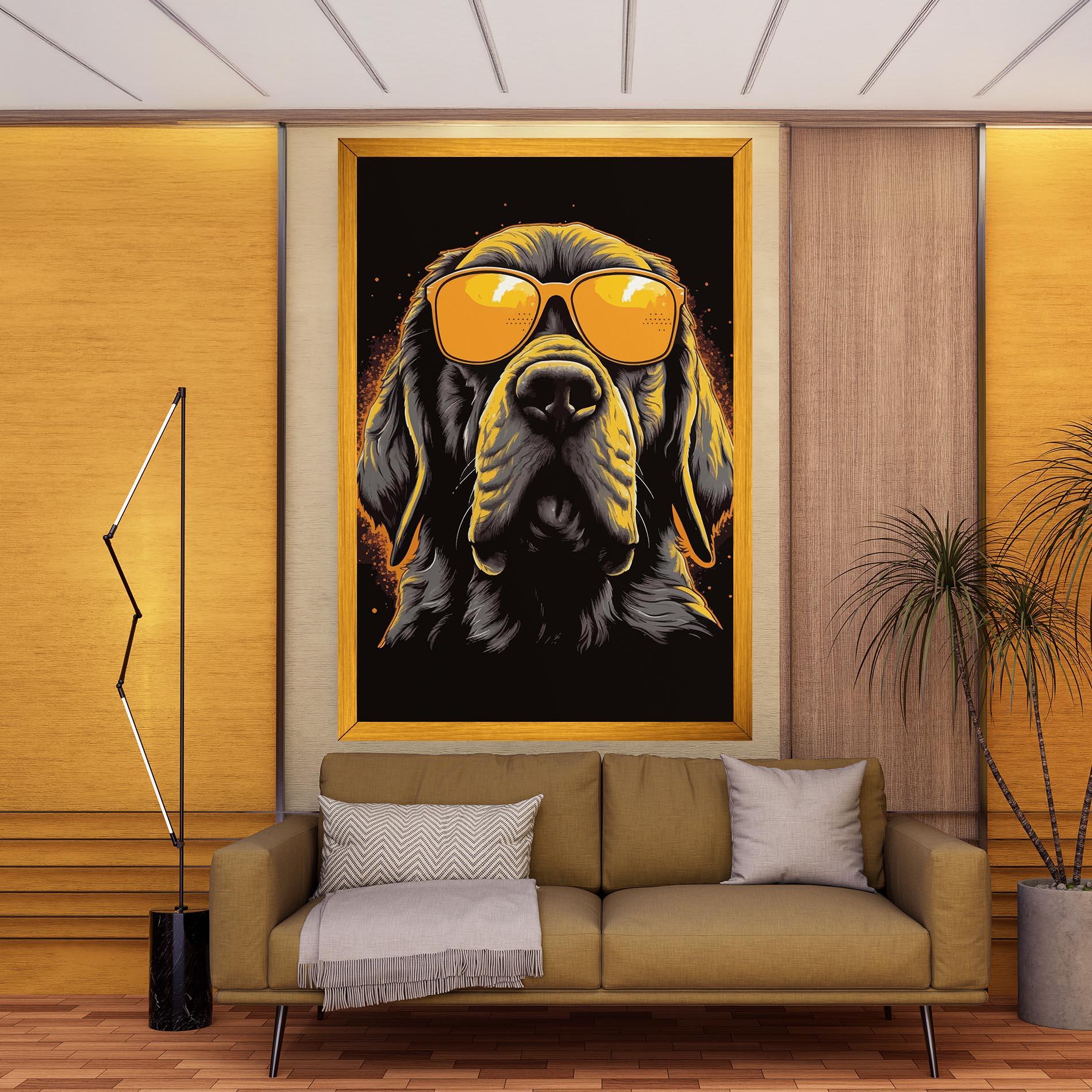 Leinwandbild Coolest Dog mockup 9