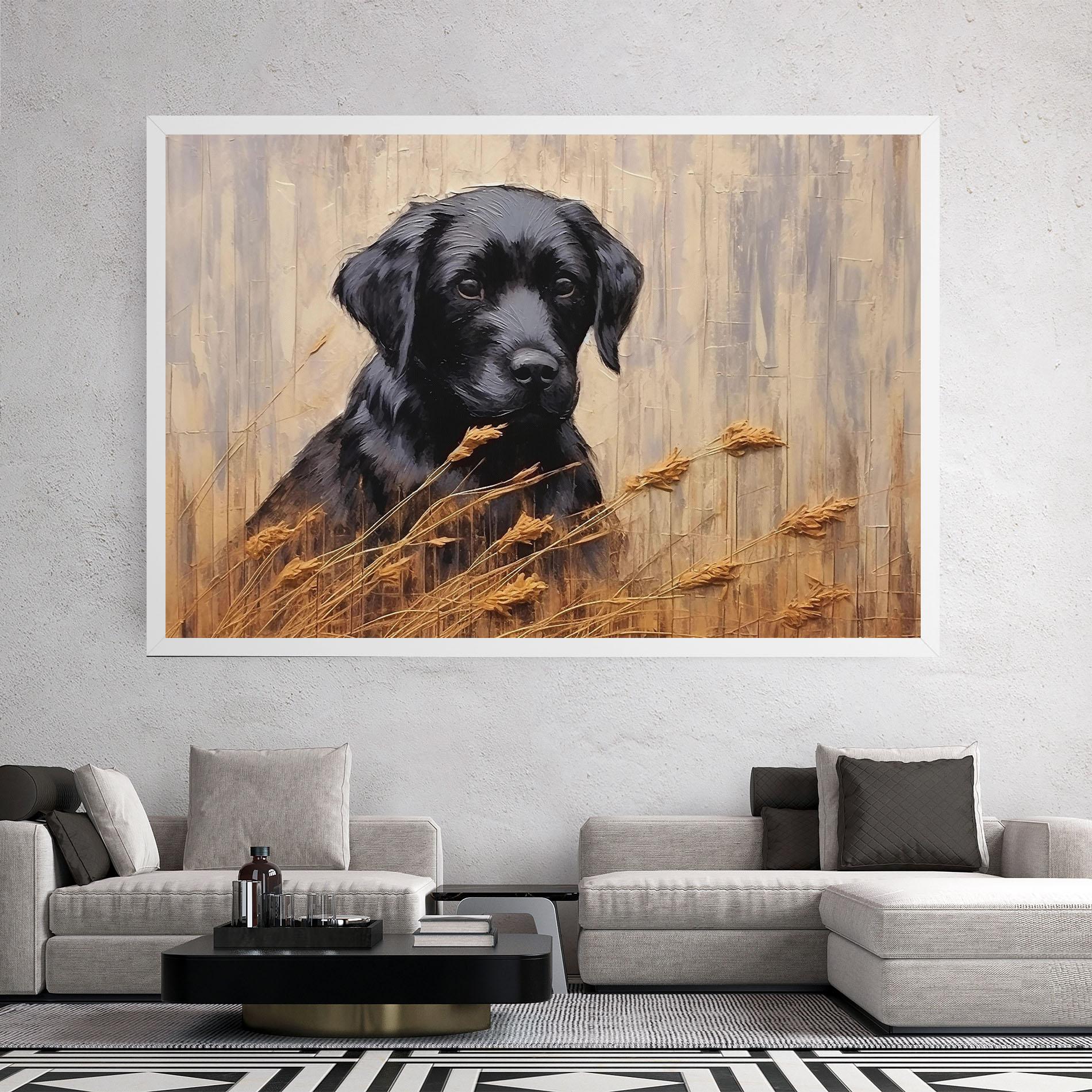 Leinwandbild Black Dog Art mockup 2