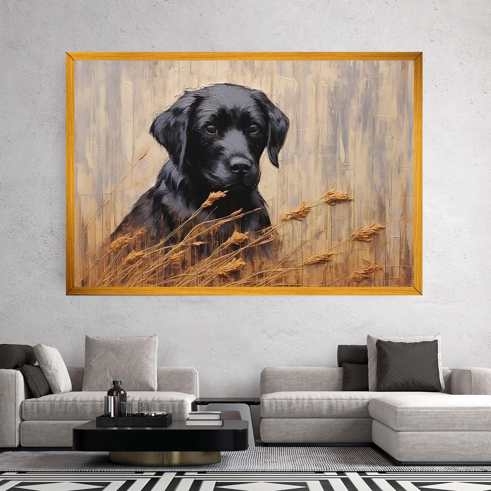 Leinwandbild Black Dog Art mockup 2
