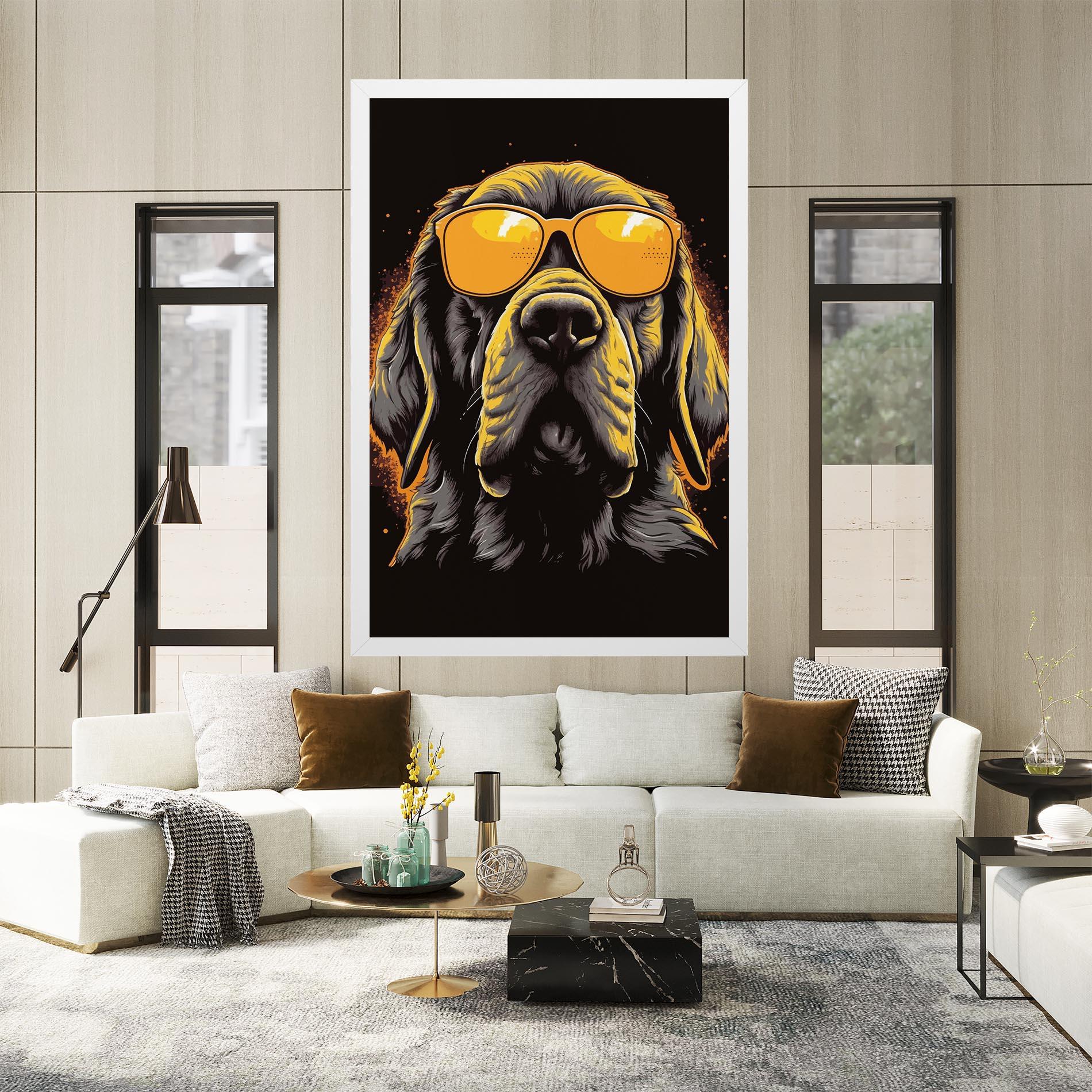 Leinwandbild Coolest Dog mockup 2