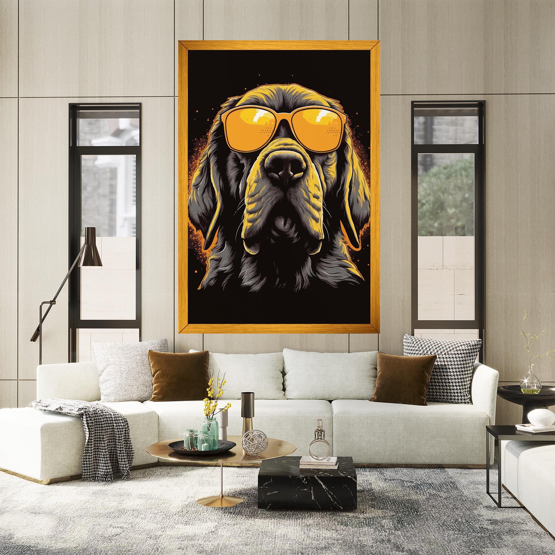 Leinwandbild Coolest Dog mockup 2