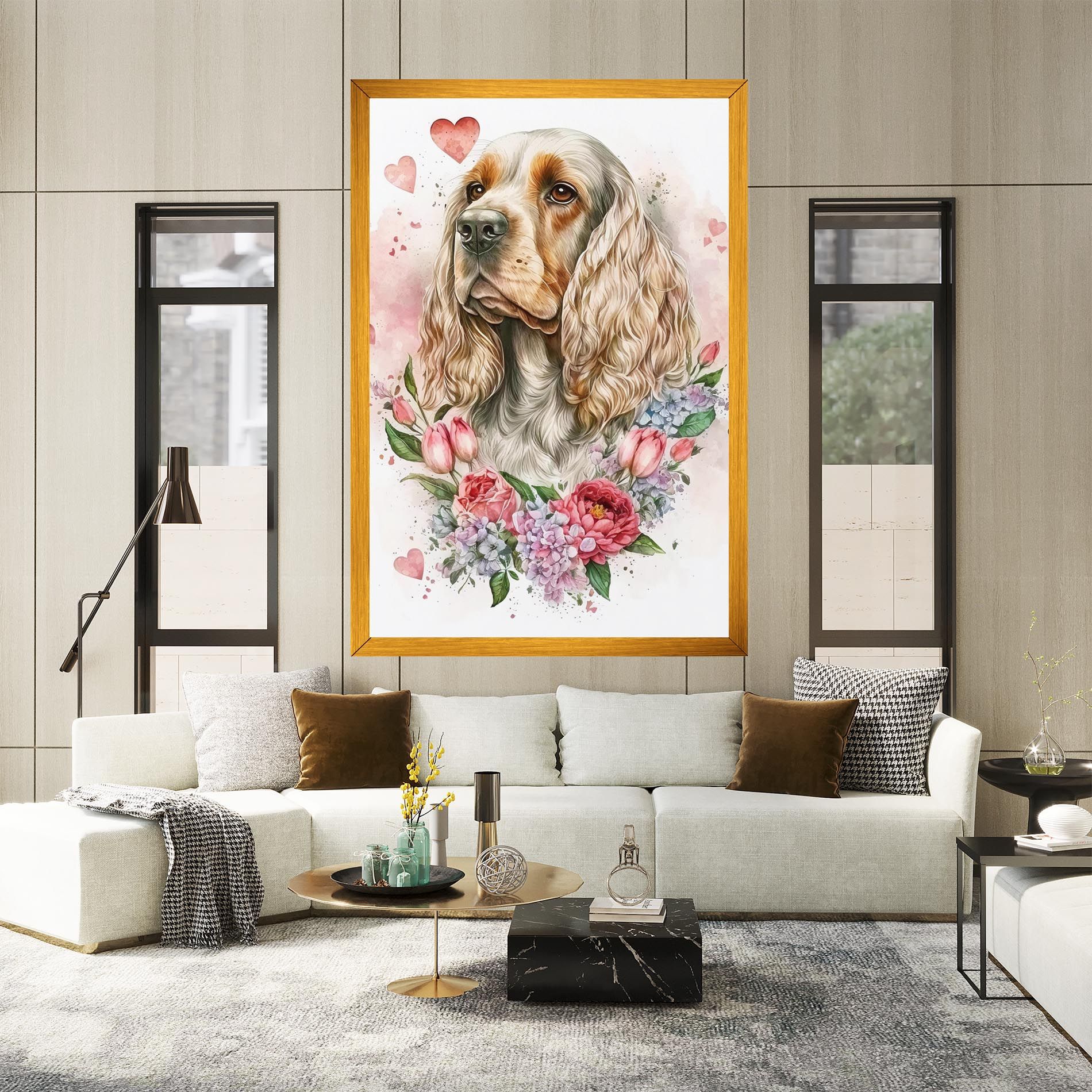 Cute Little Cocker mockup 2