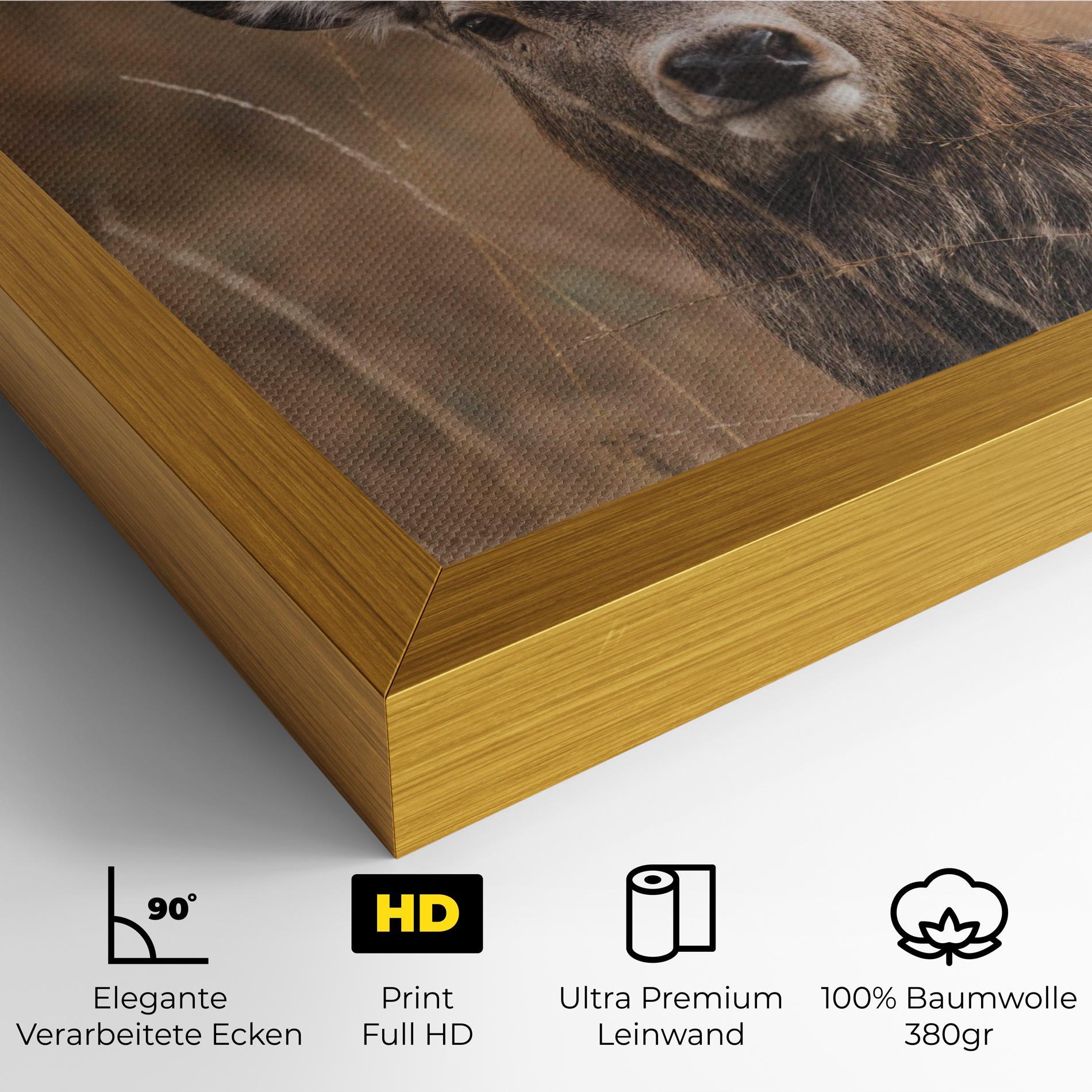 Leinwandbild Majestic Deer mockup 4