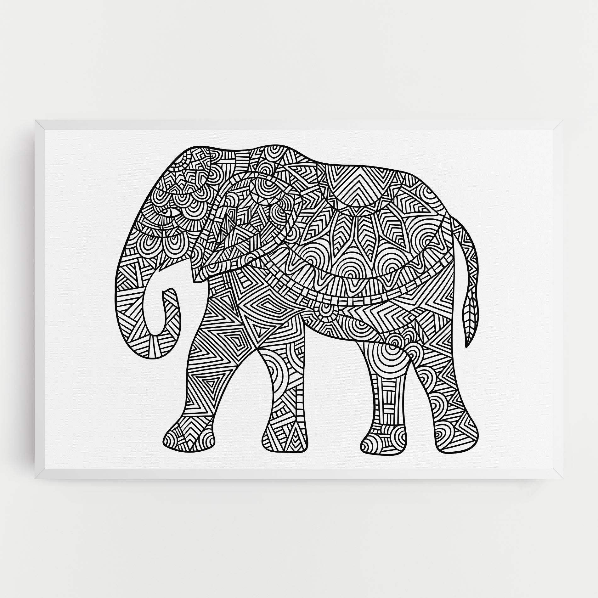 Elephant Mandala mockup 0