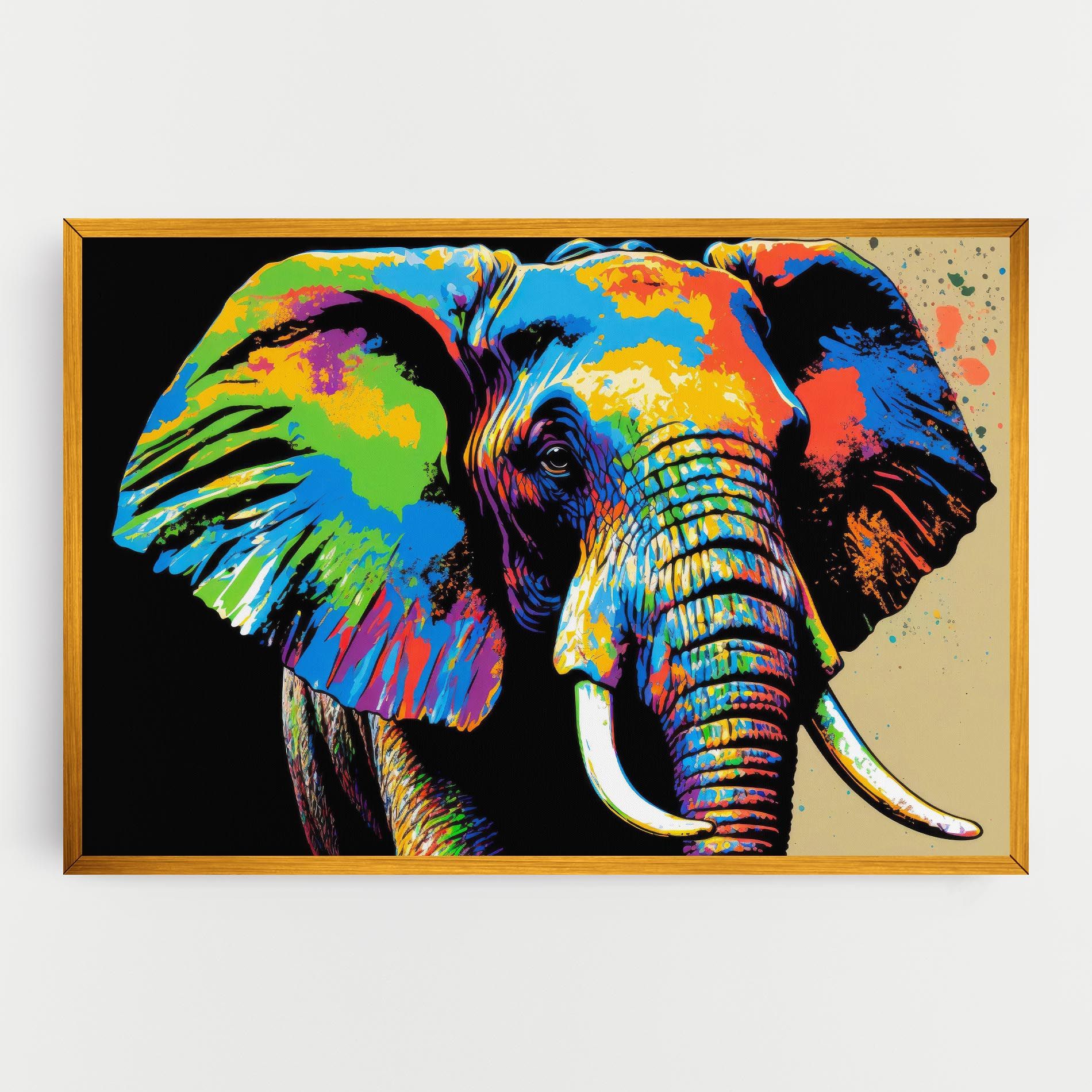 Elephant Portrait mockup 0