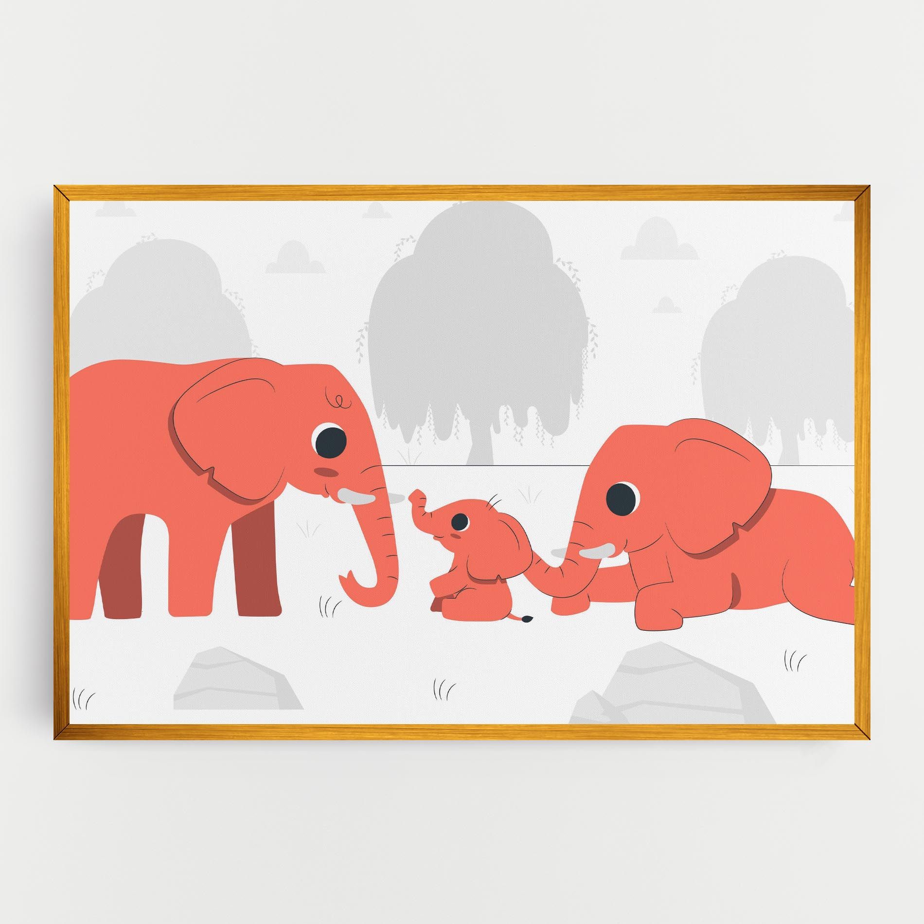 Orange Elephant mockup 0