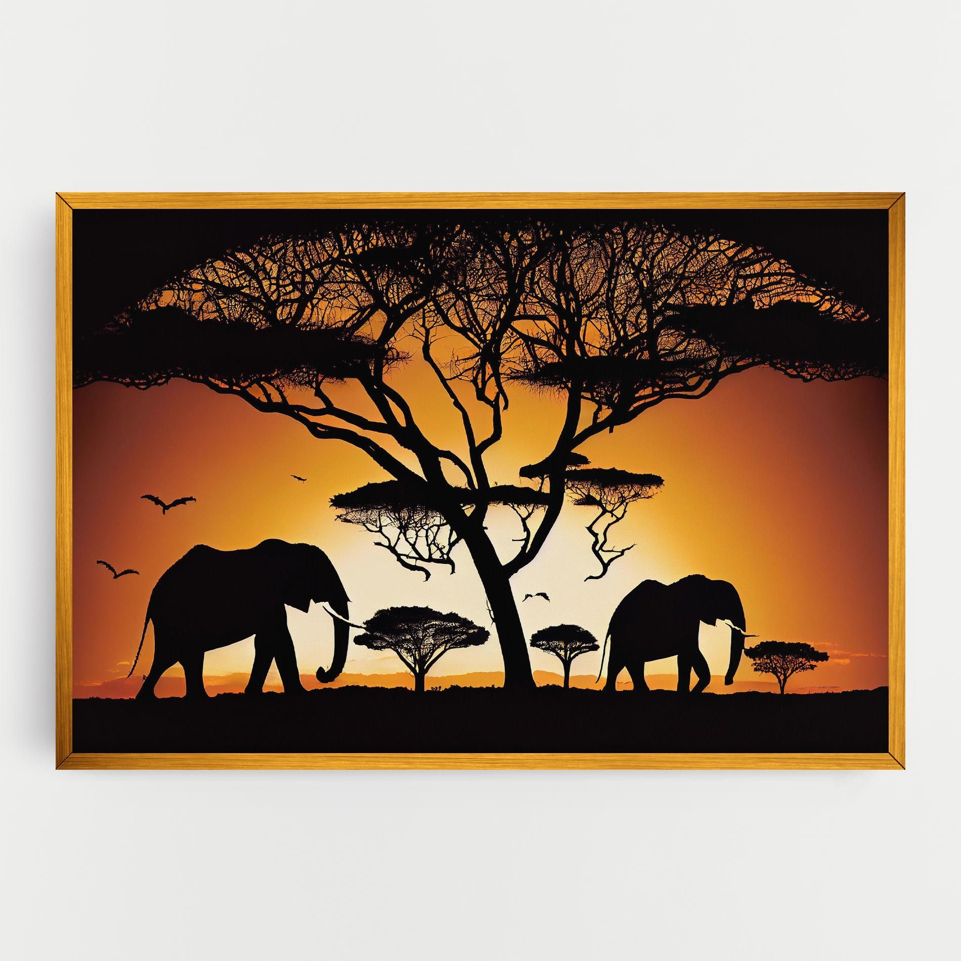 Sunset  Silhouette mockup 0