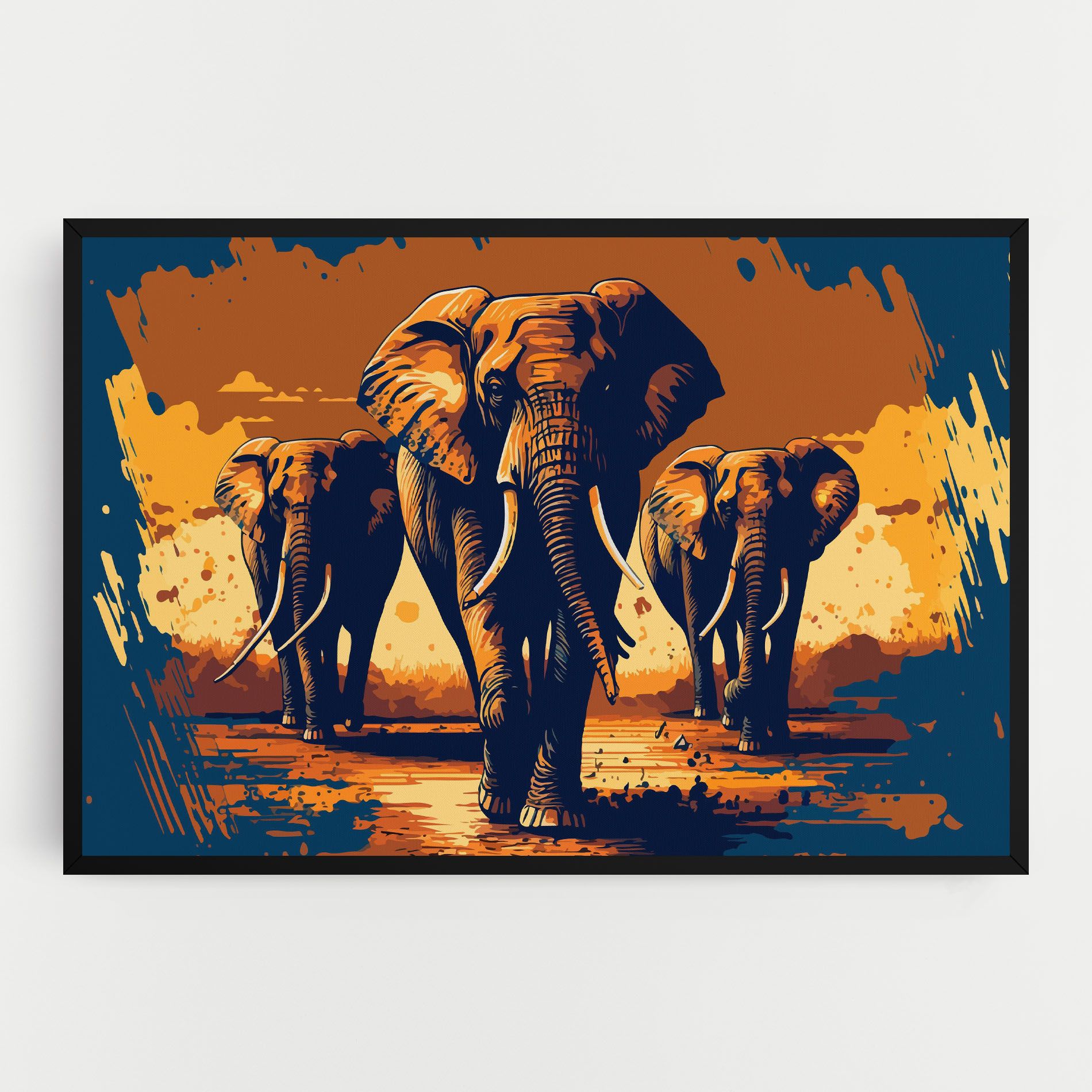 3 Elephants mockup 0